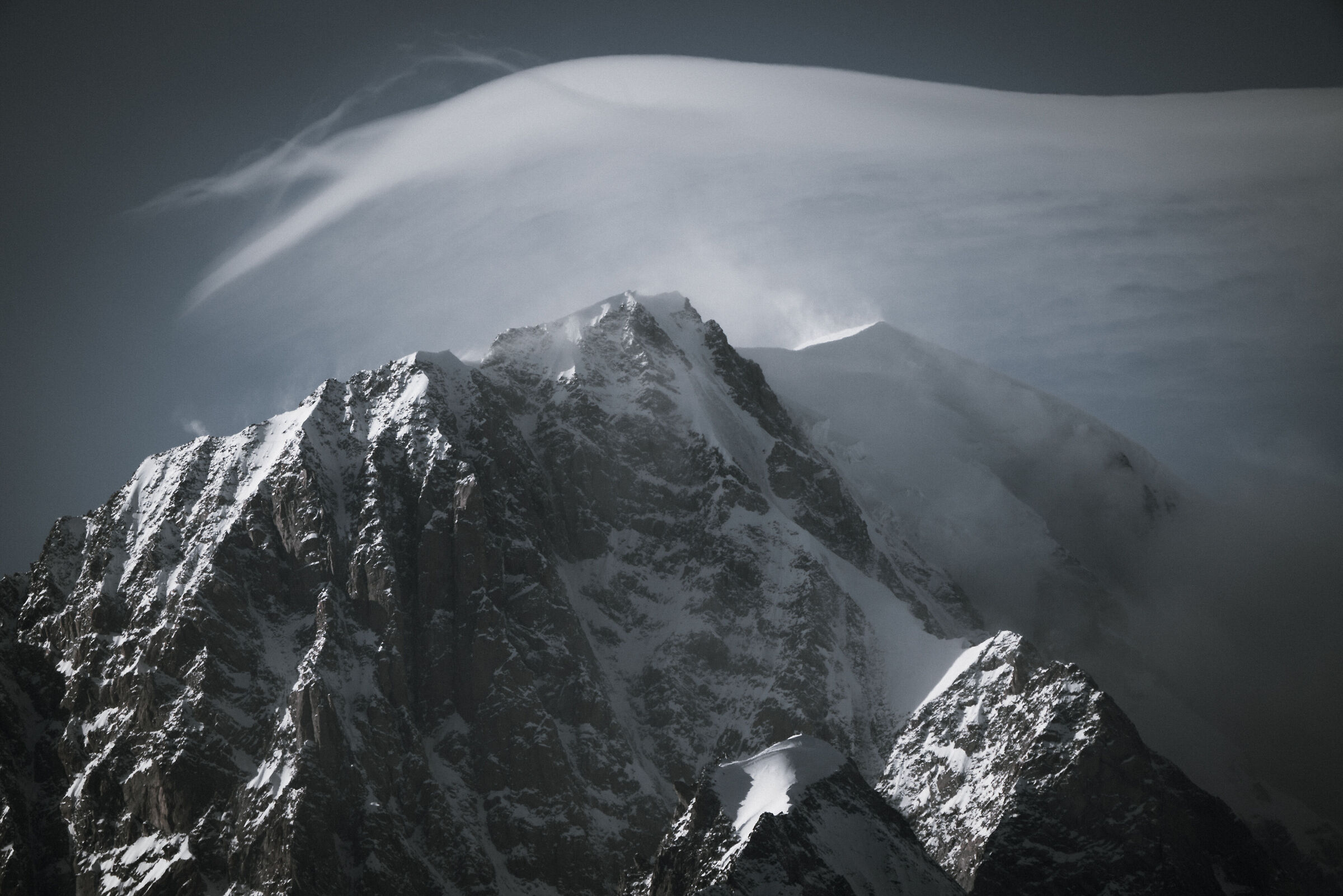 Veiled Mont Blanc