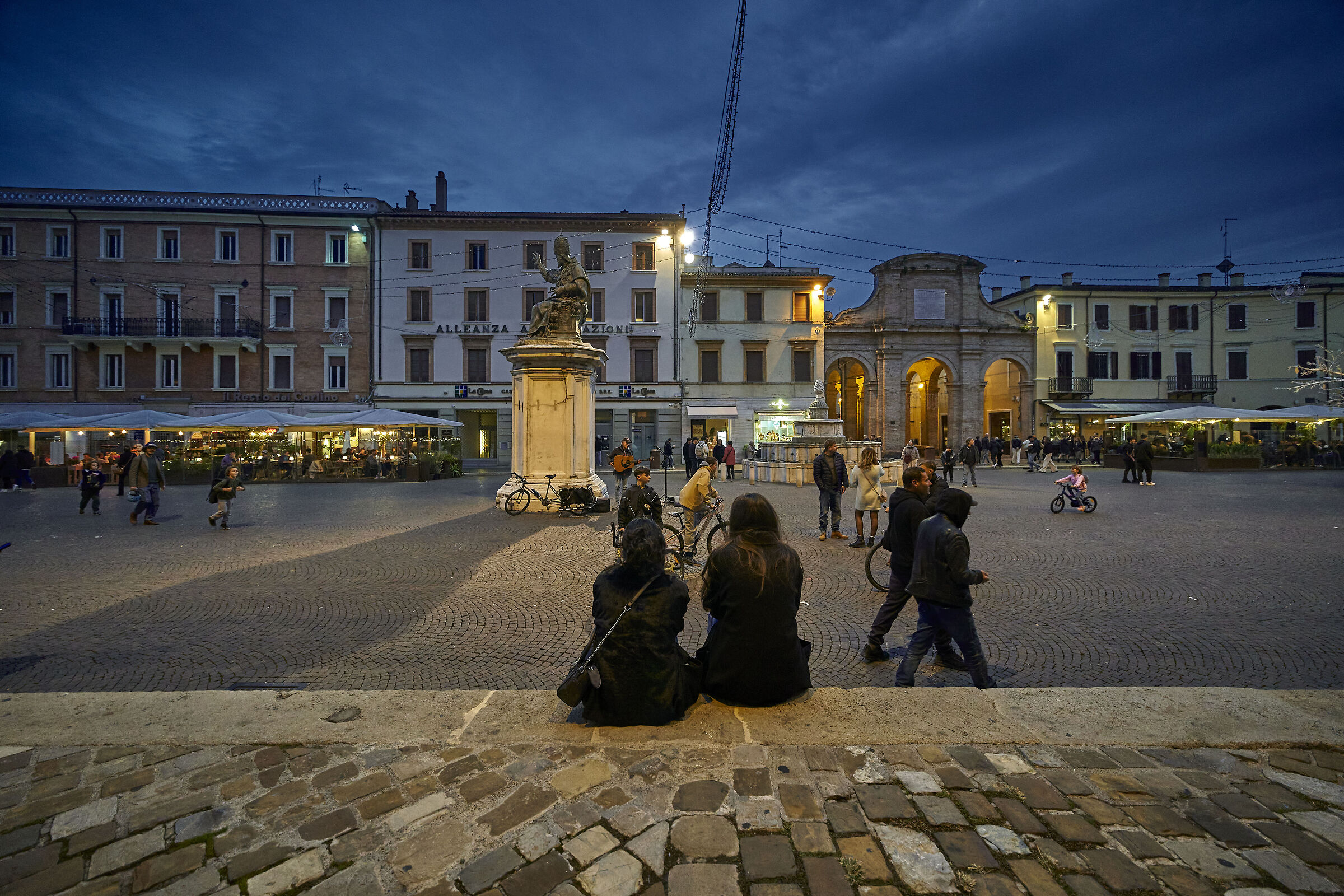Looking at the square