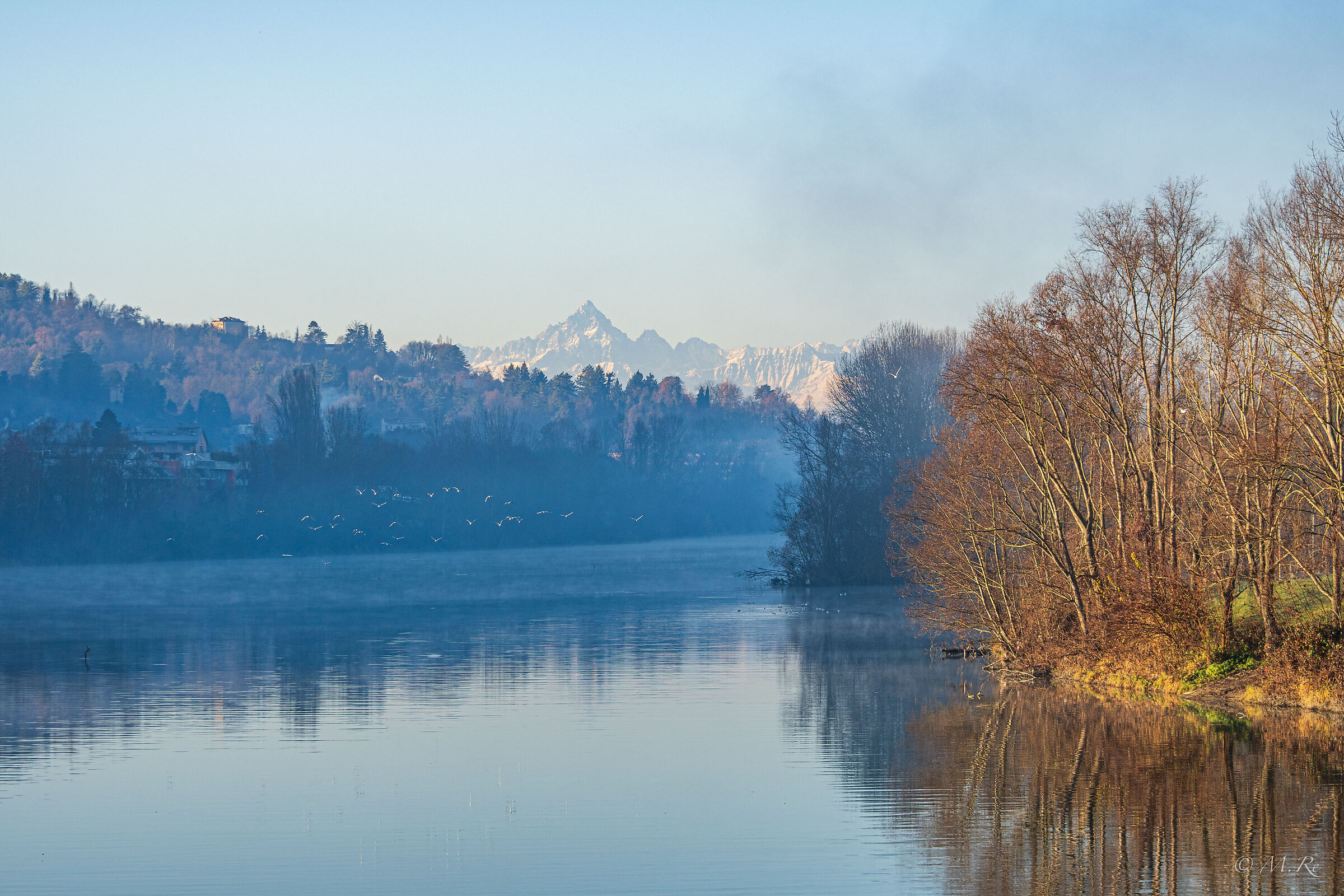 Il Po e il Monviso