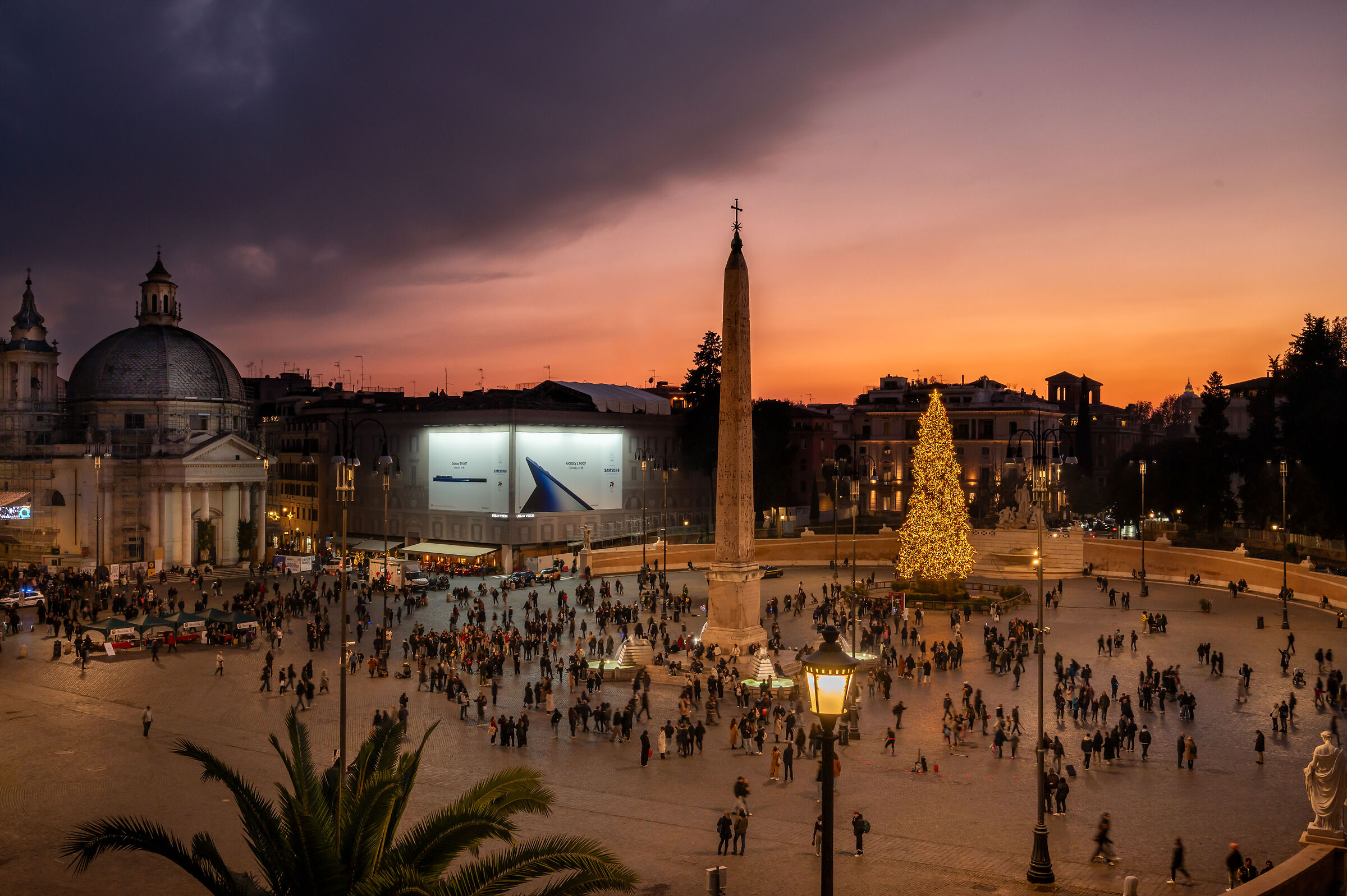 Welcome to Christmas in Piazza del Popolo
