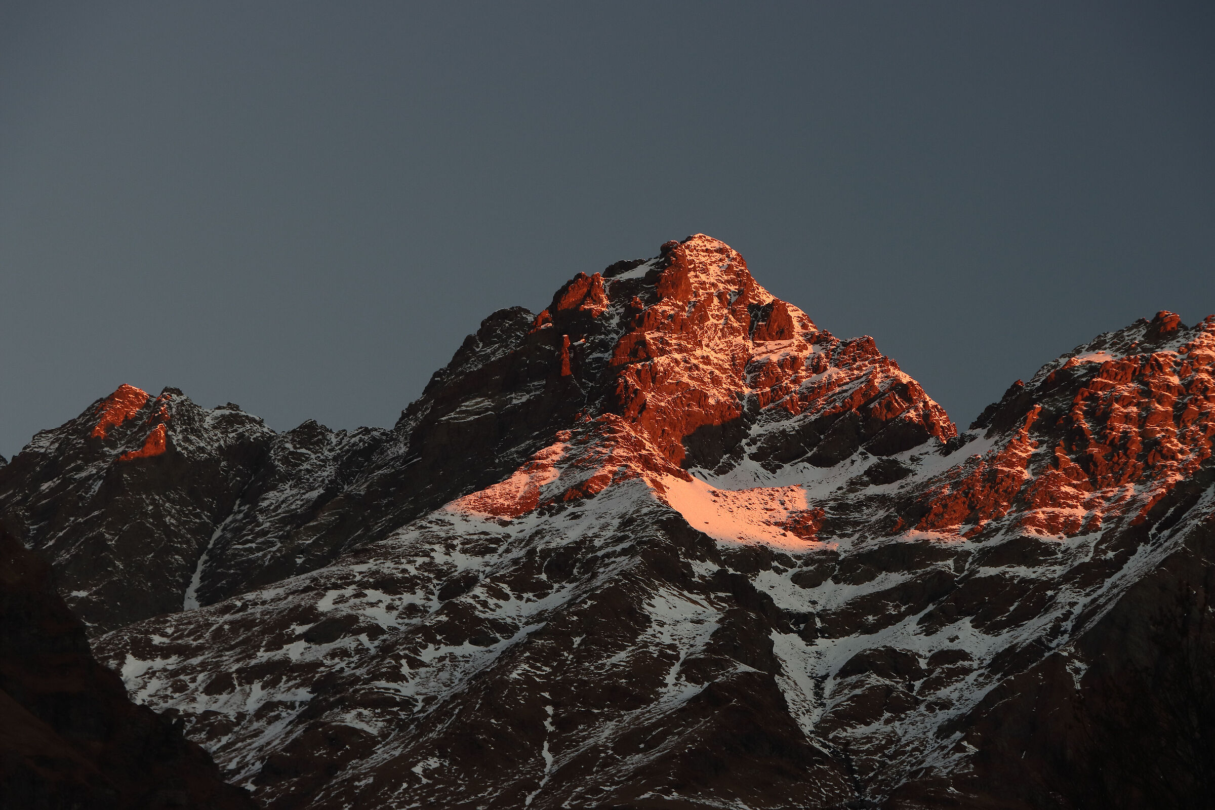 alba sul pizzo Coca