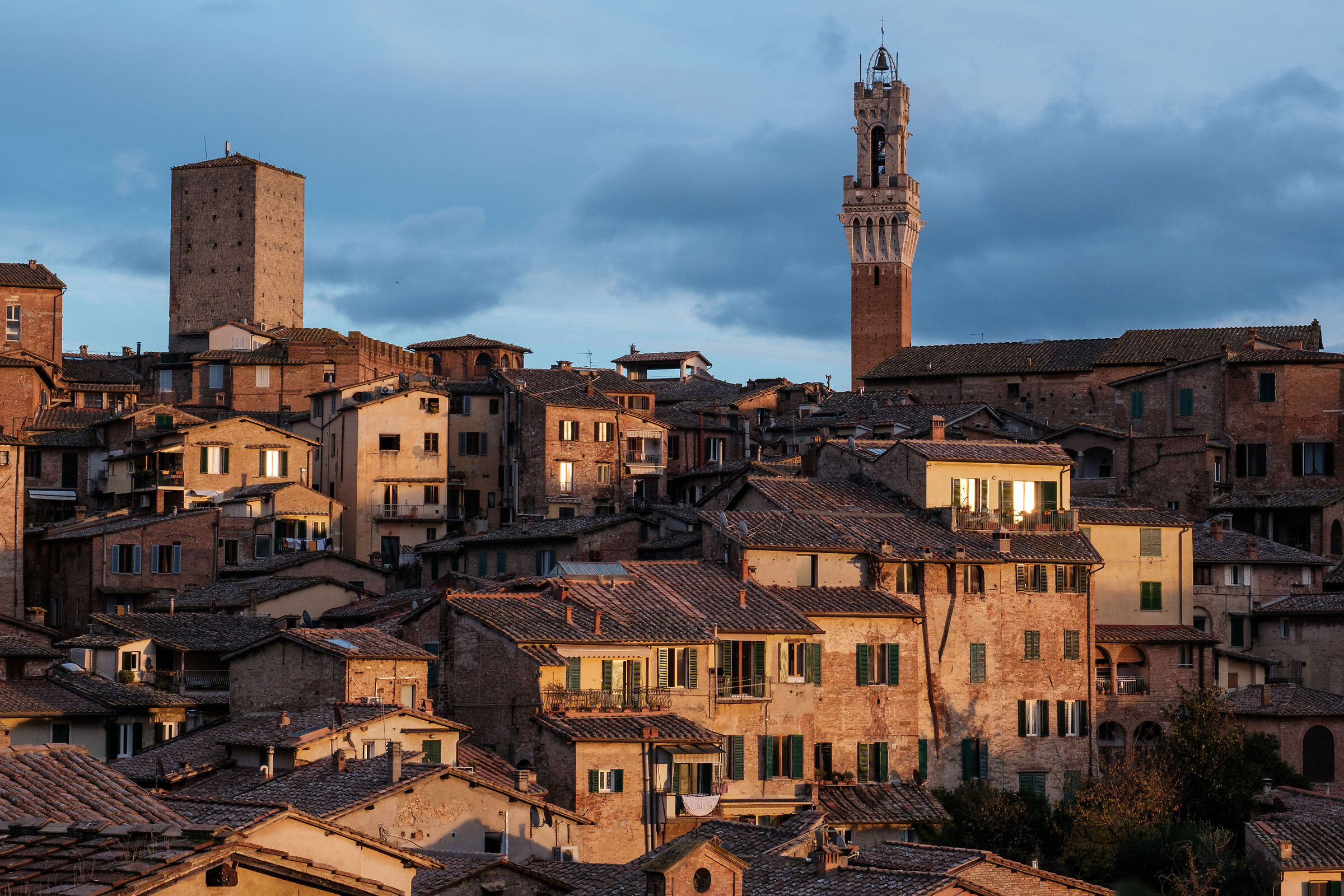 Siena al tramonto