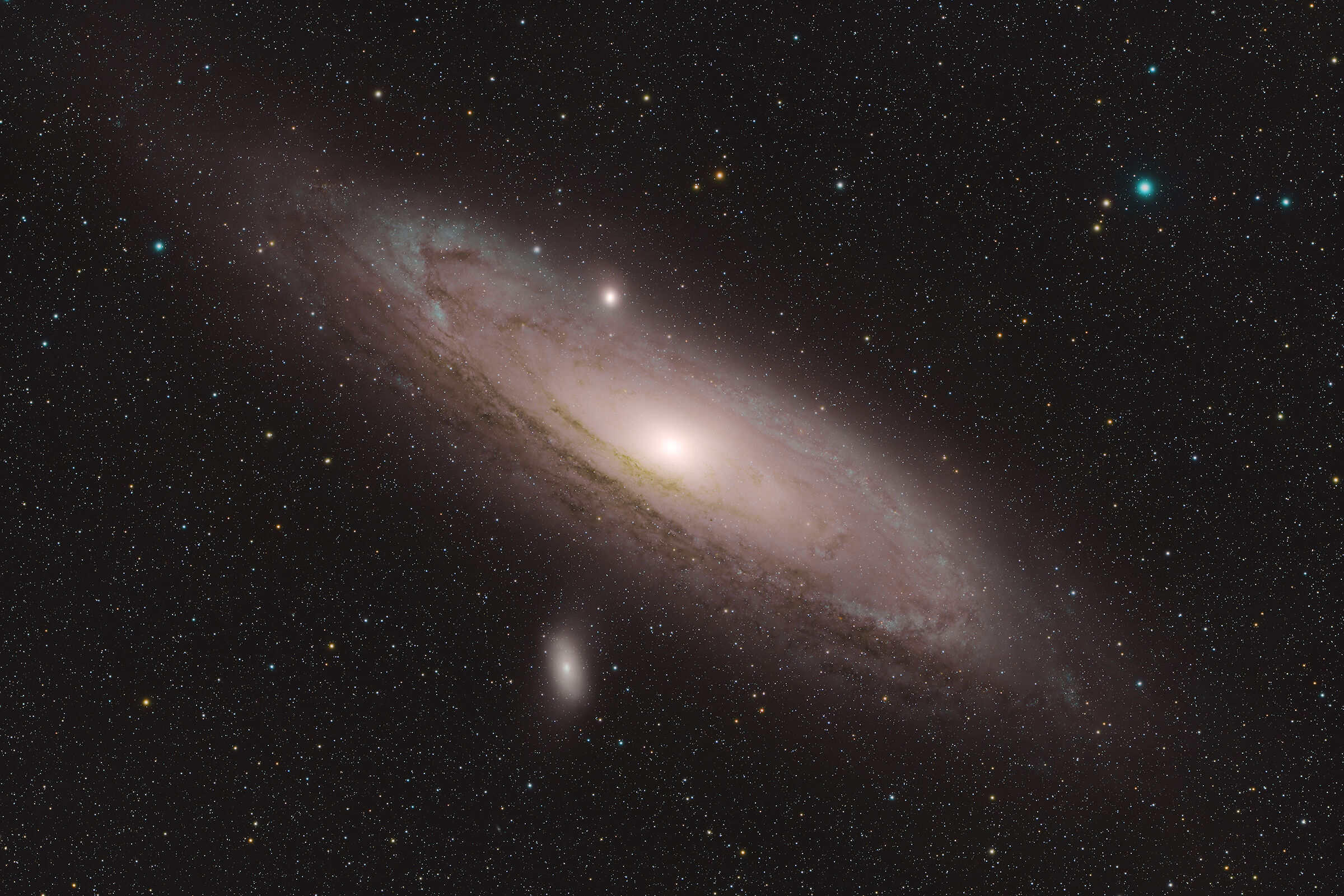 the Andromeda galaxy