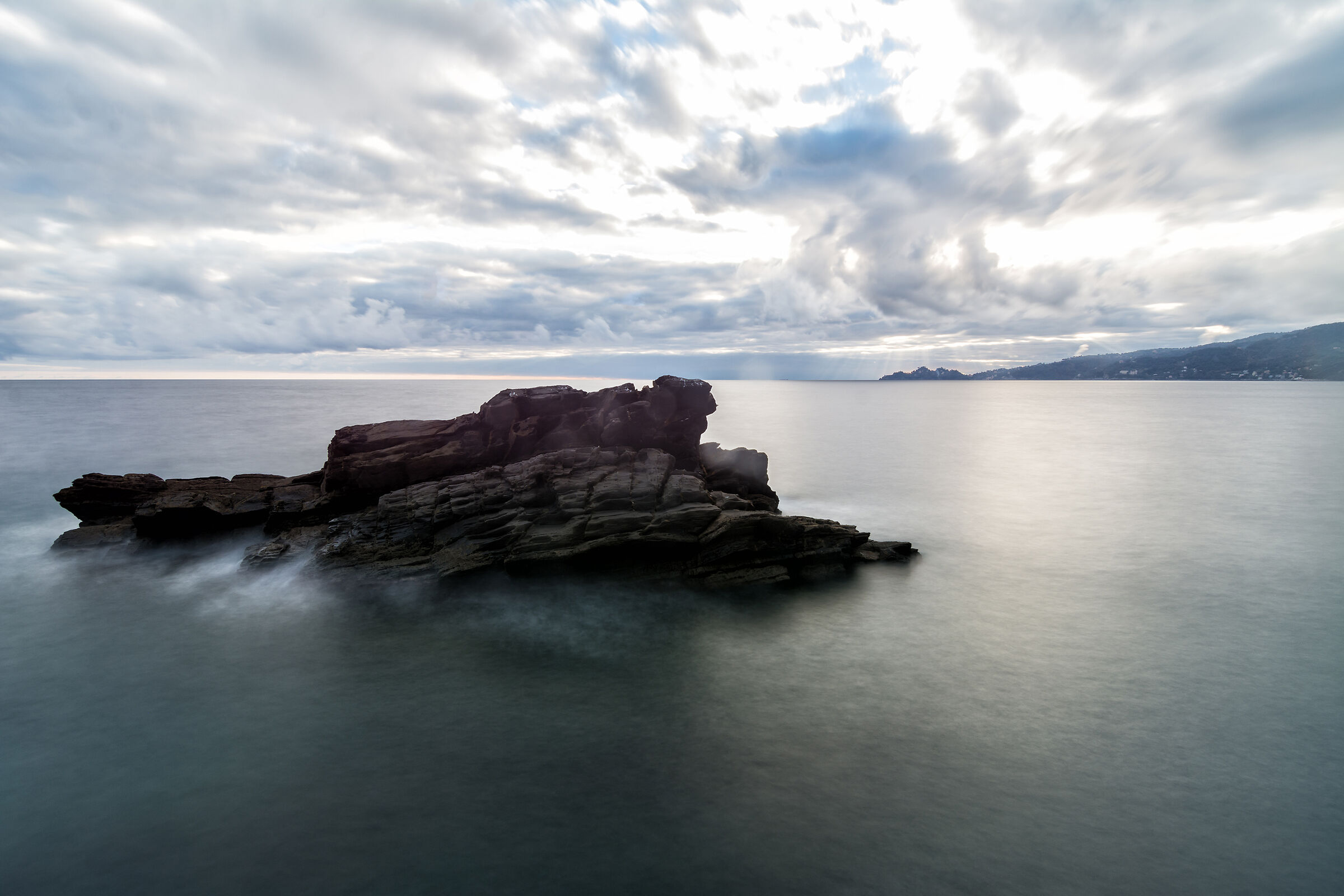 The rock towards Portofino