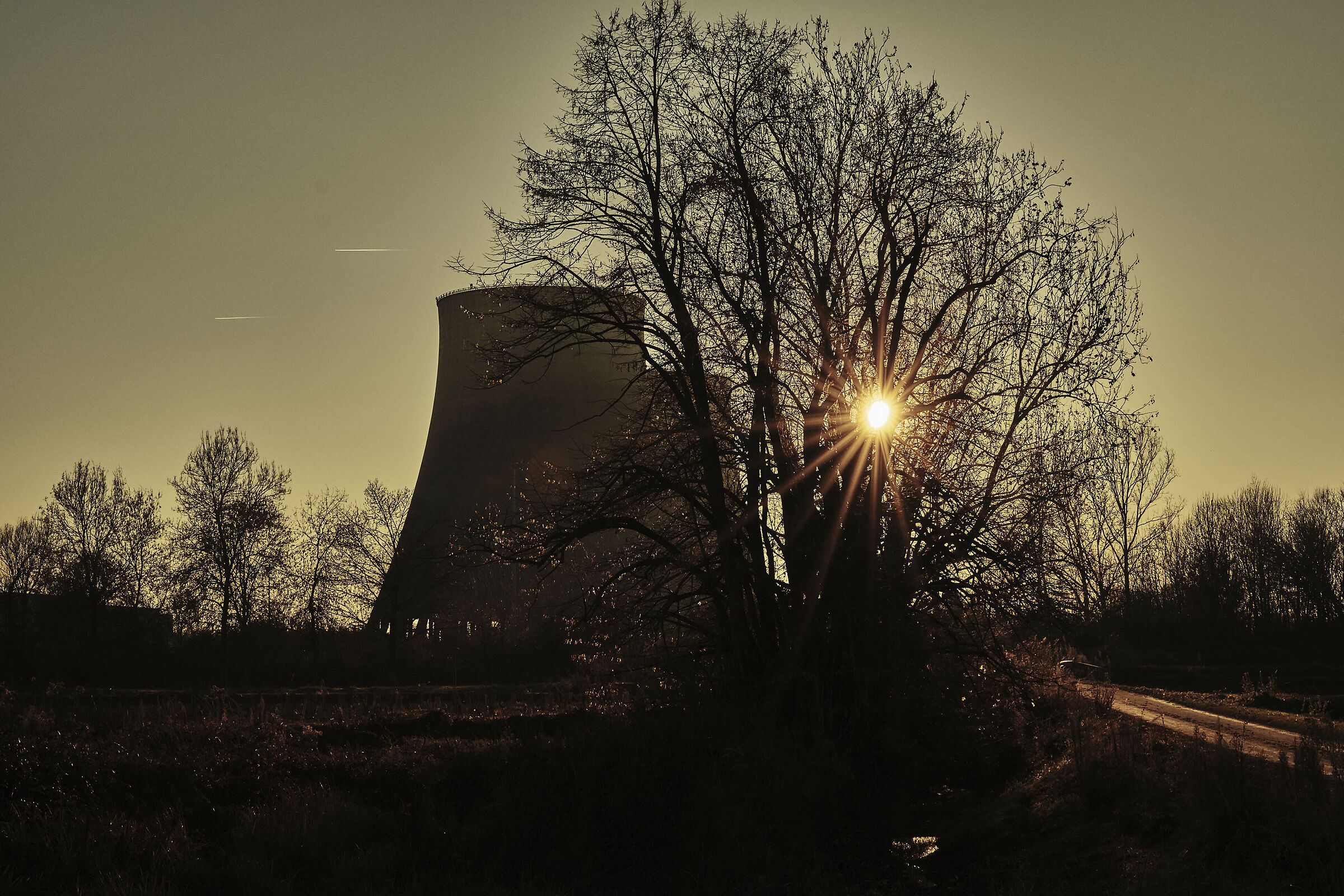 Tramonto sulla Centrale