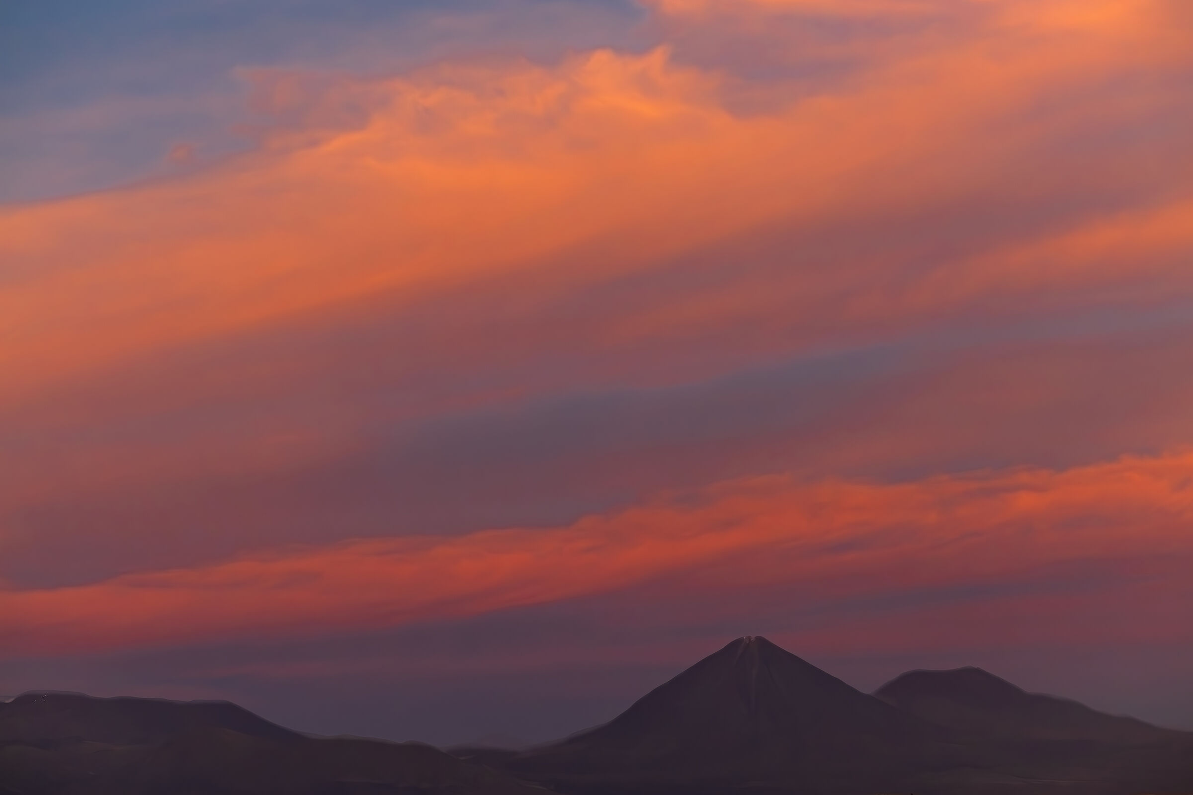 Sky on fire
