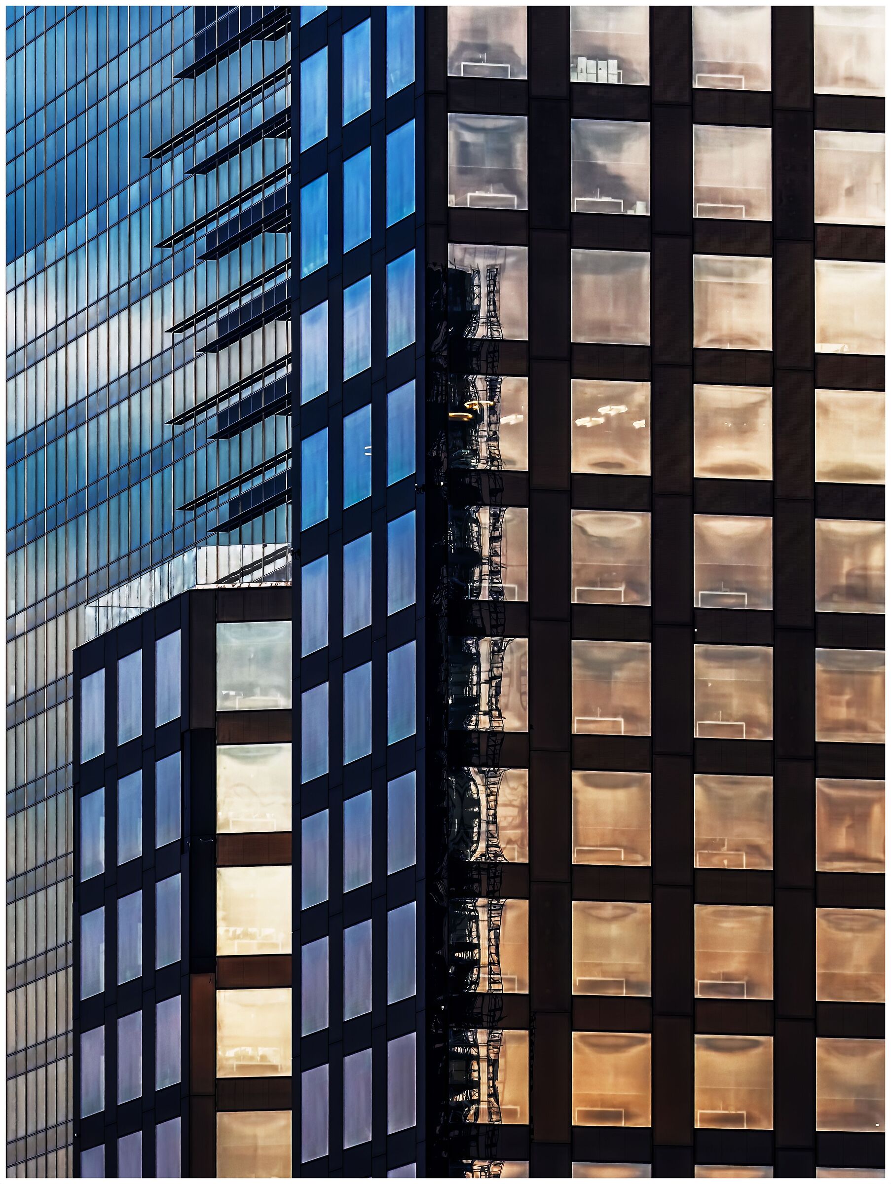 In the presii of Piazza Gae Aulenti square