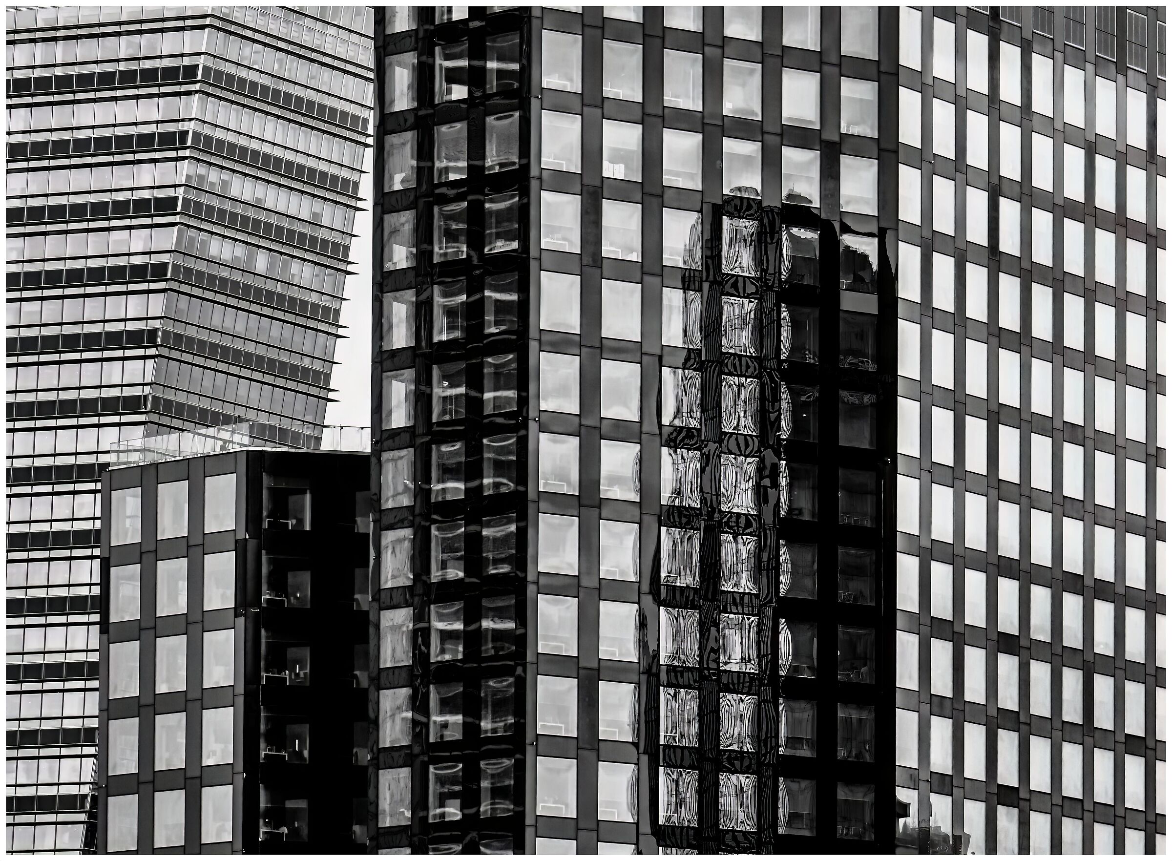 In the presii of Piazza Gae Aulenti square