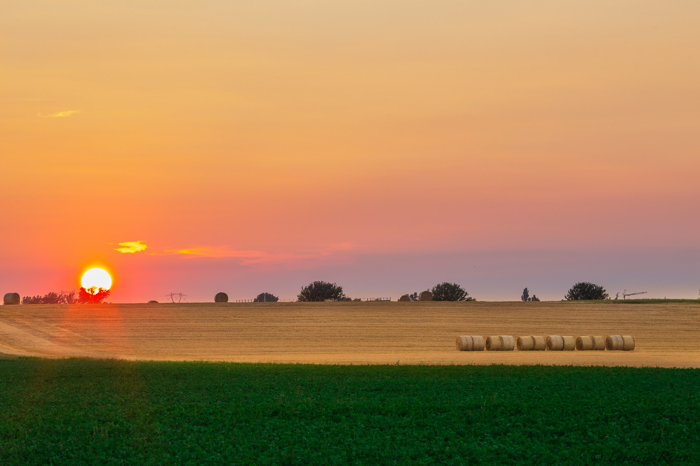 Tramonto contadino