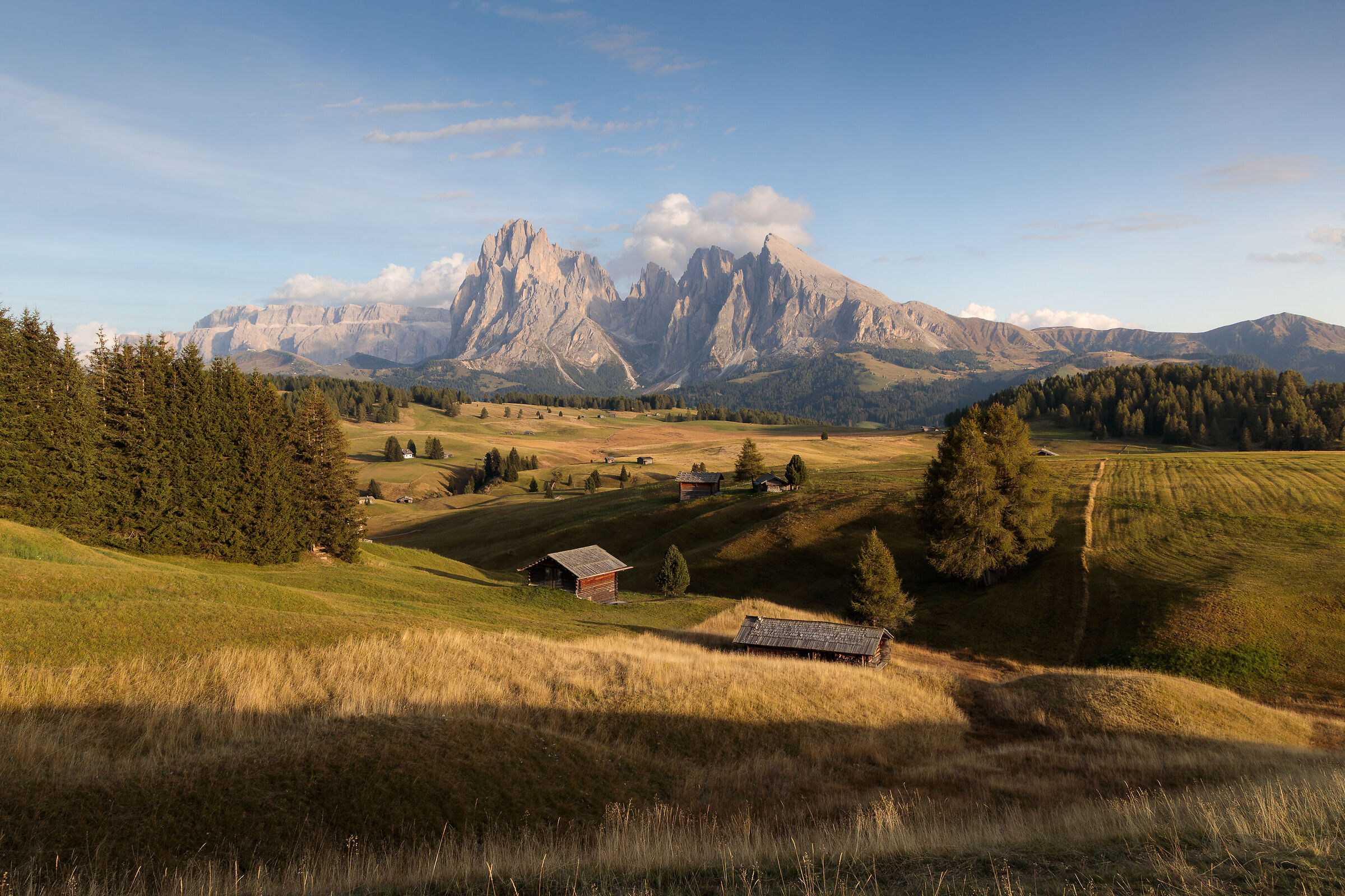 Ora d'oro all'Alpe di Siusi
