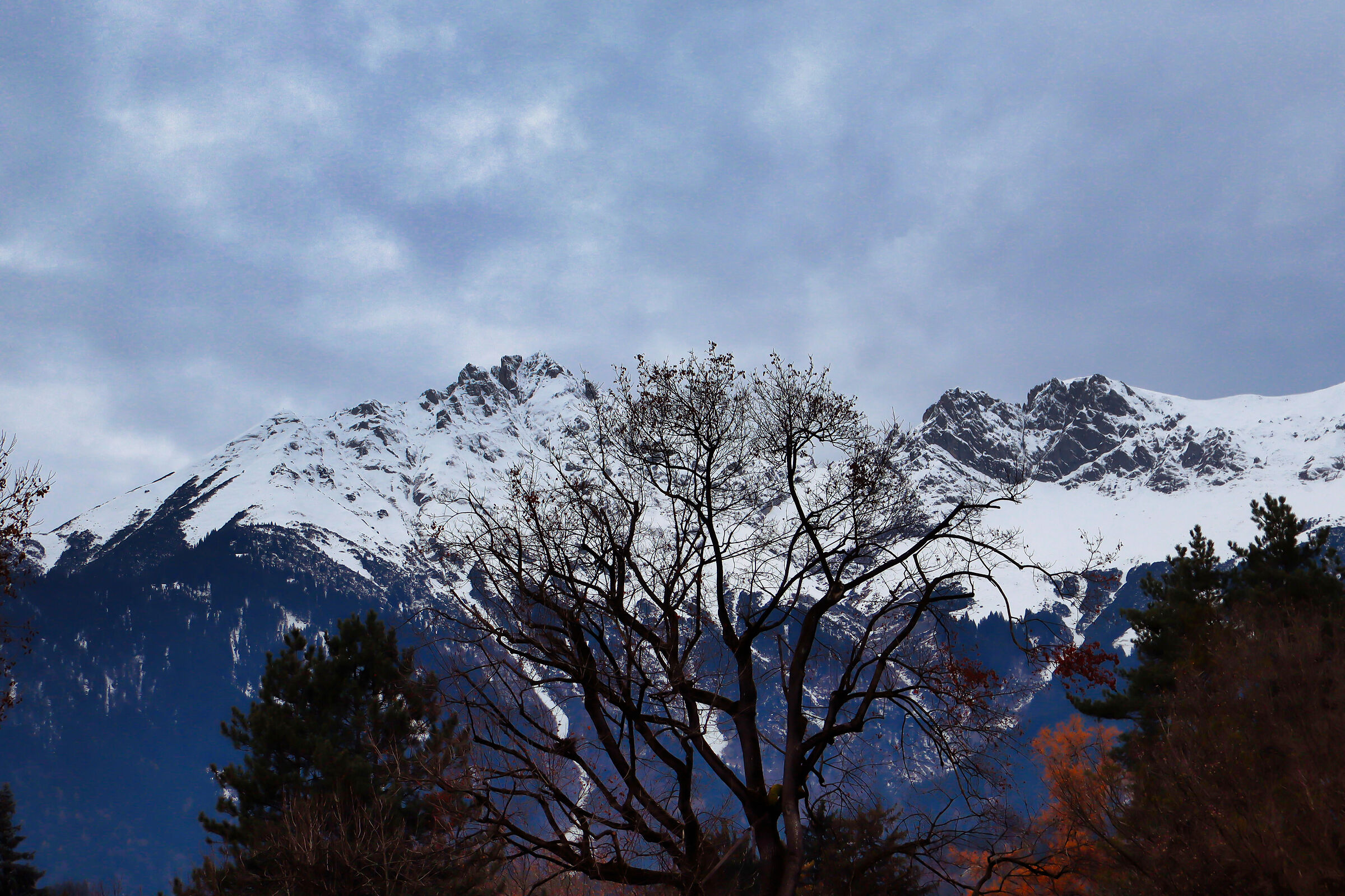 Montagne innevate a Innsbruck