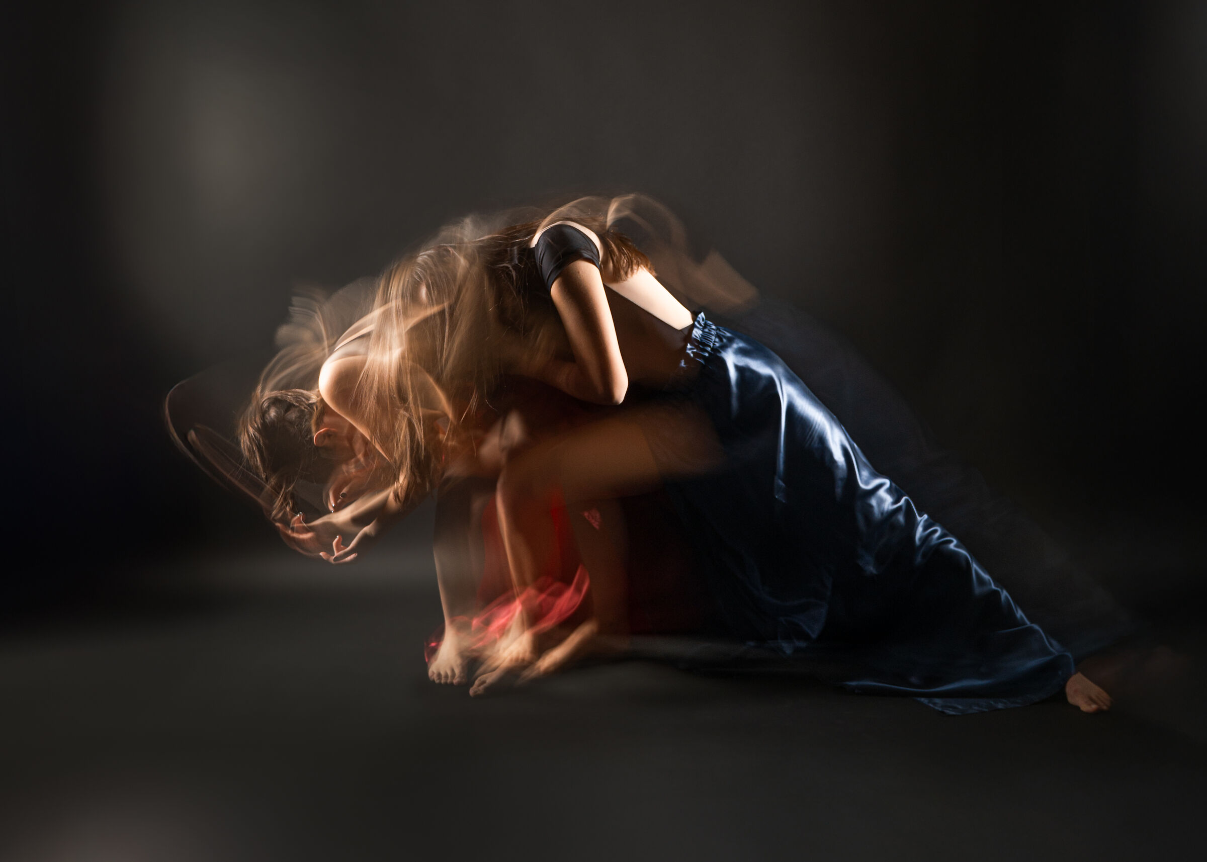 Drawing with light: "The ballerinas"