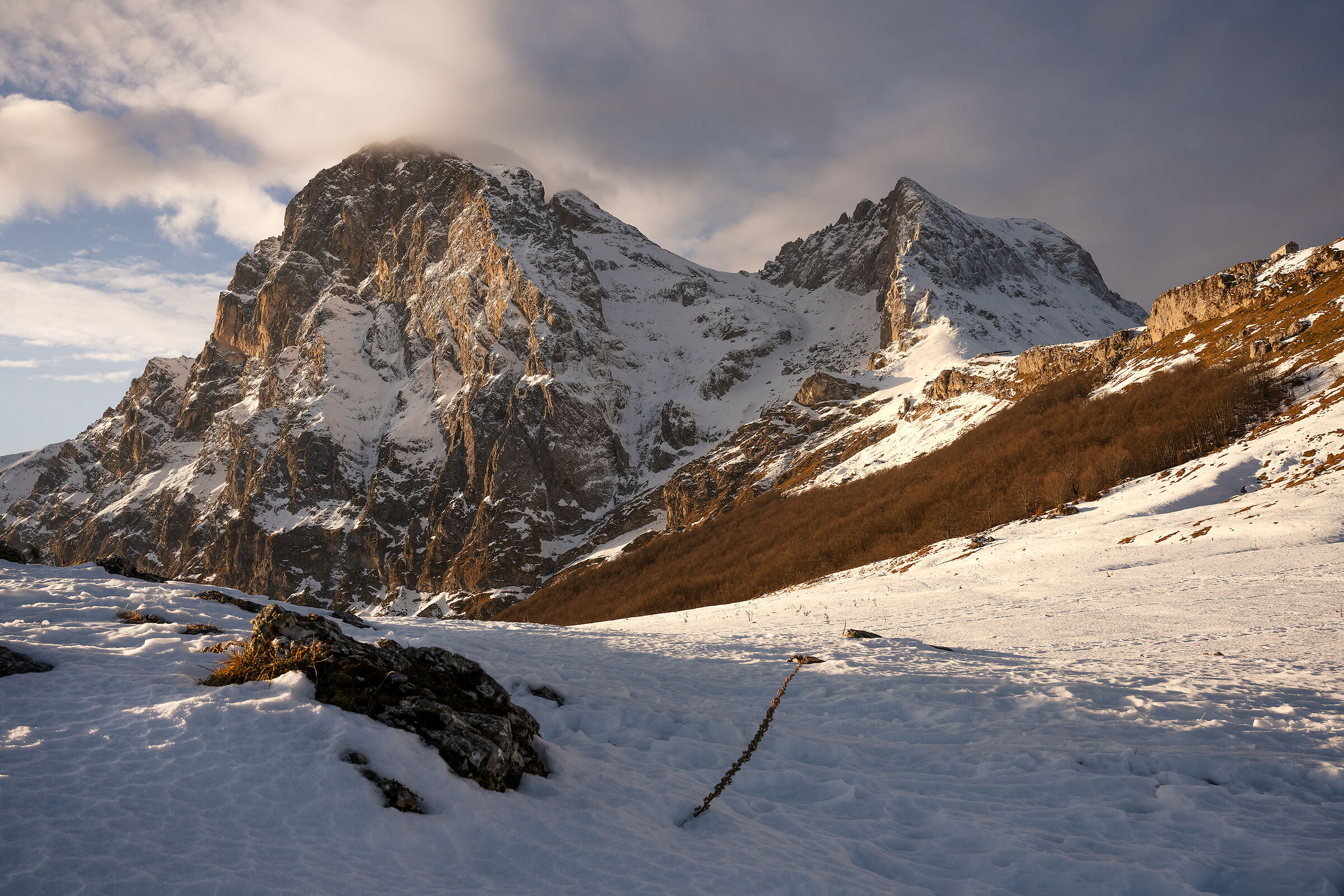 Sunrise on the two horns