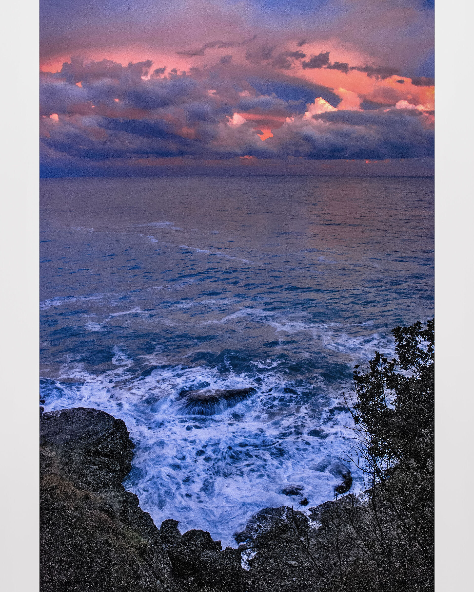 tramonto da urlo ai Bergamaschi - Celle Ligure