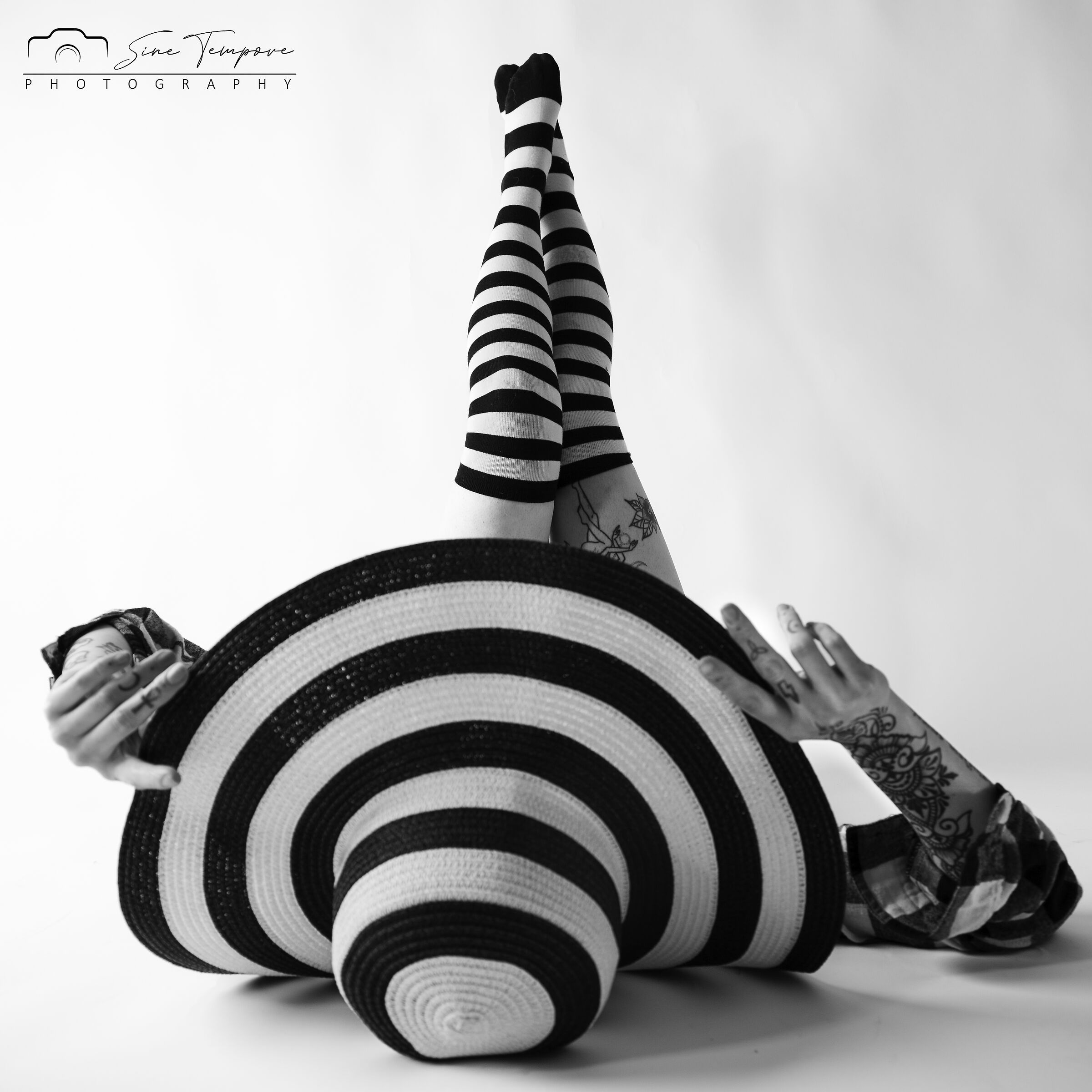 Light Blue in Black and White