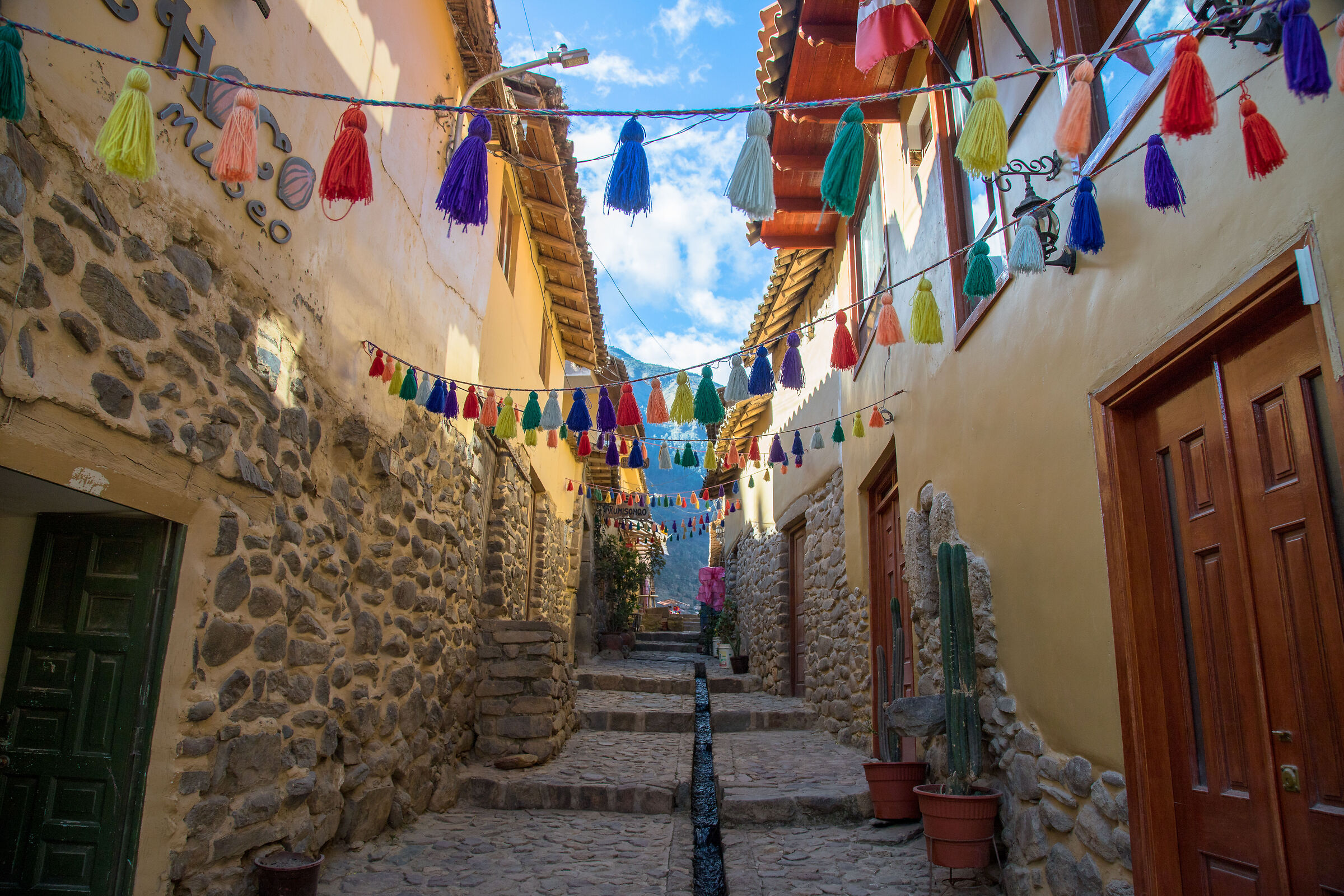 On the streets of Ollantaytambo