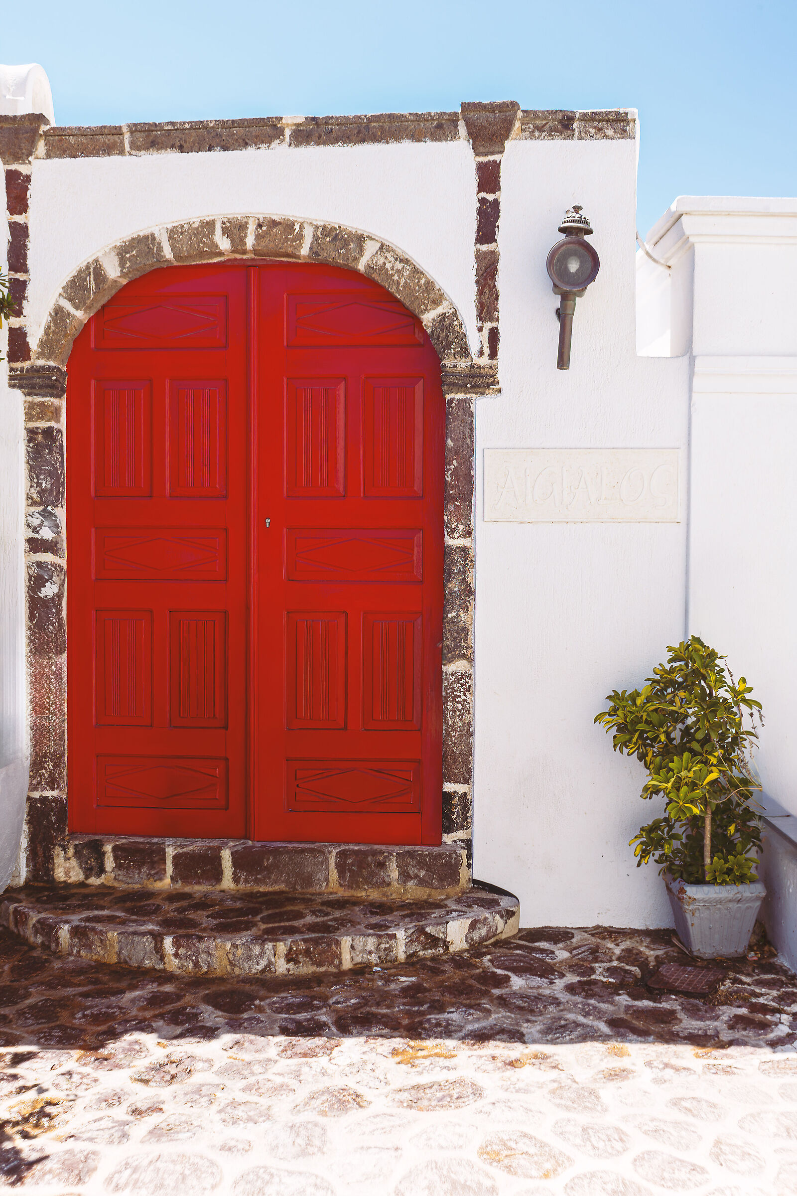 Red Gate in Santorini