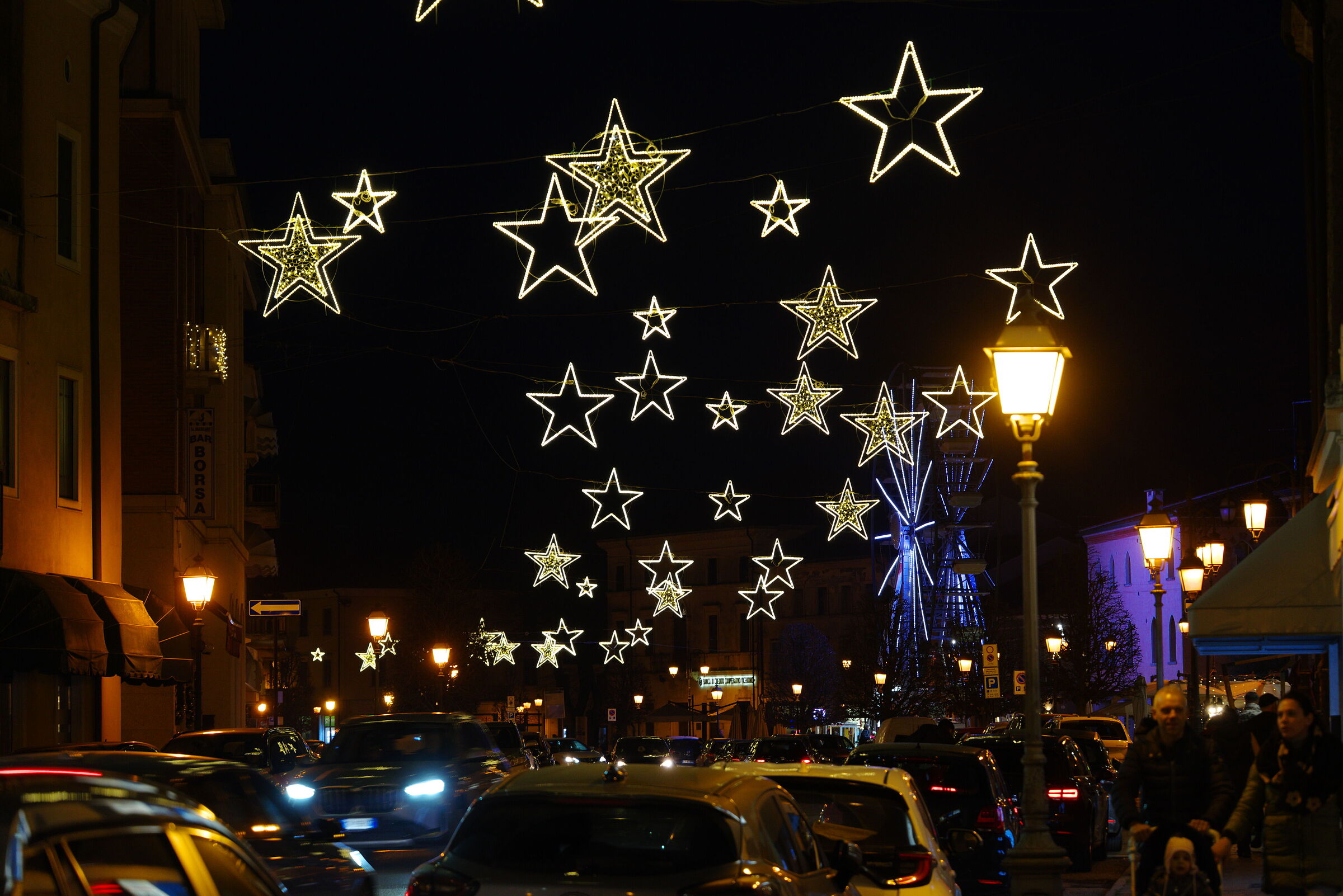 They are more the lights of the stars!