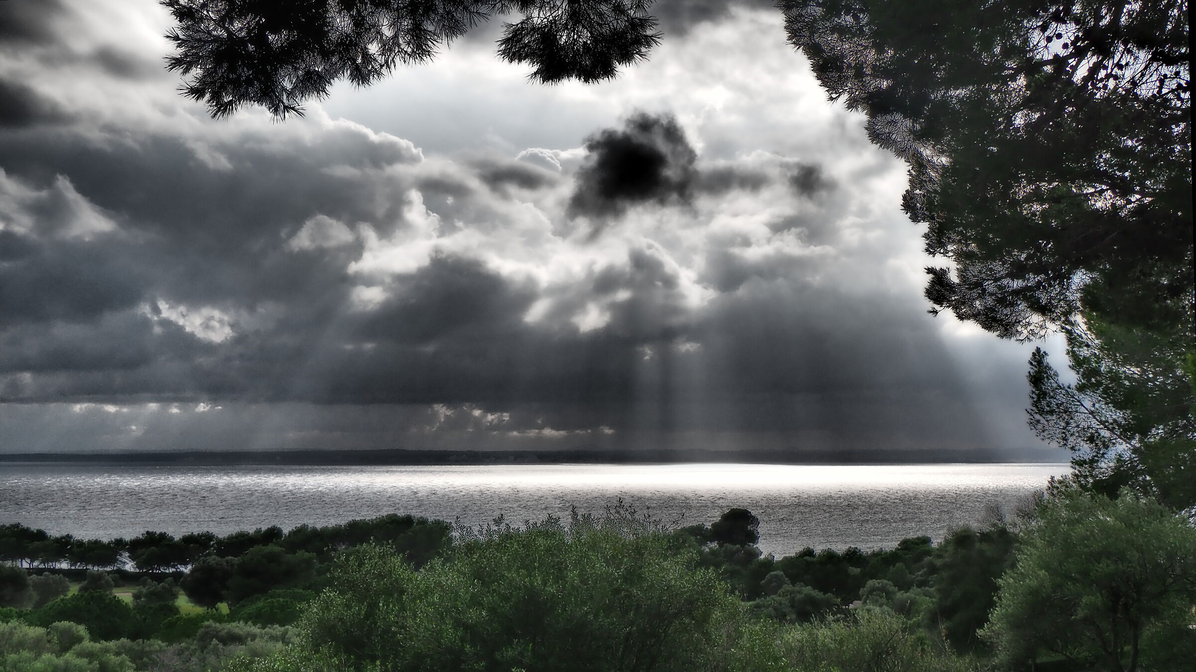 Winter light over Alcudia Bay (Majorca)