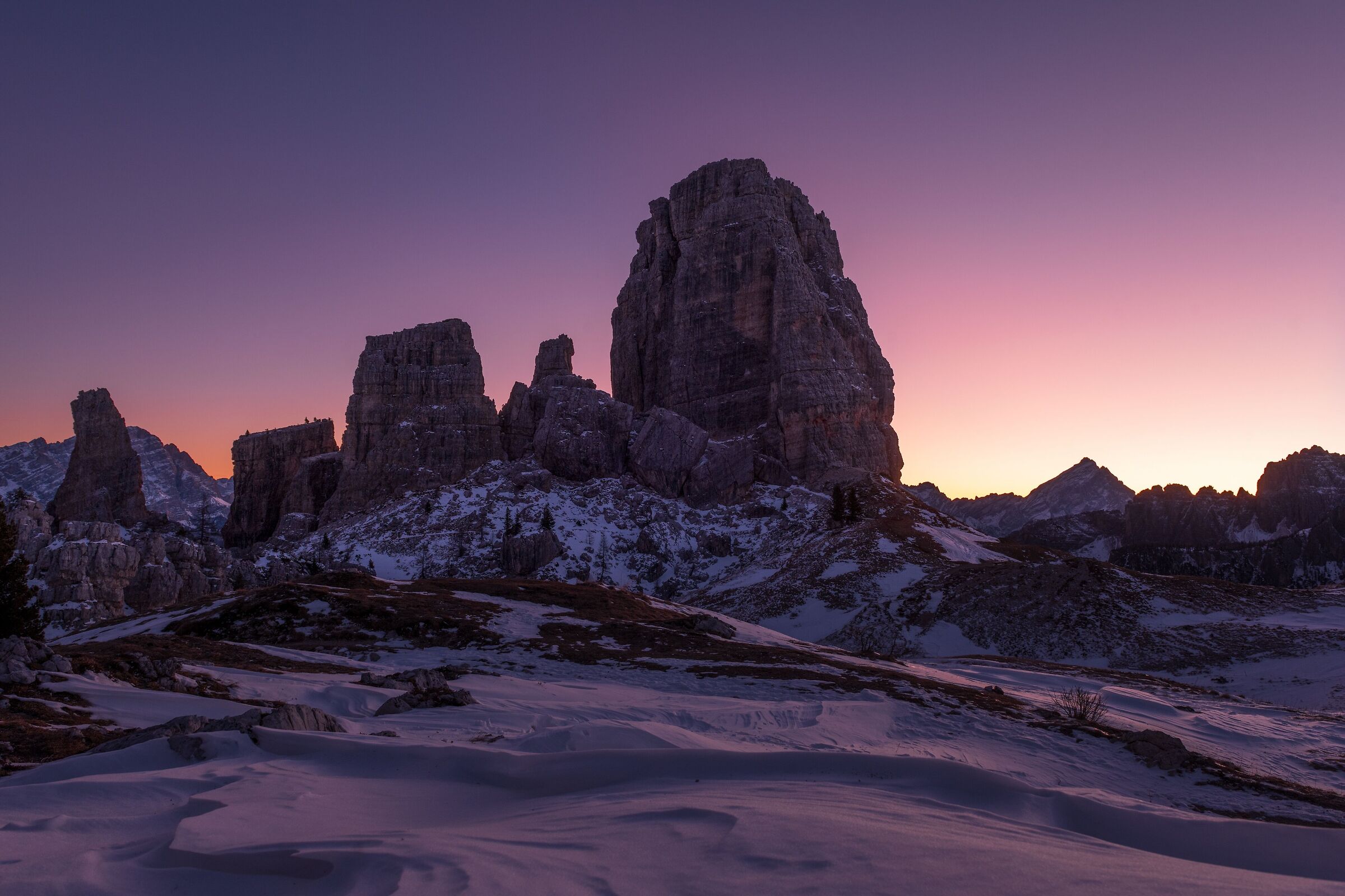 Cinque Torri early in the morning