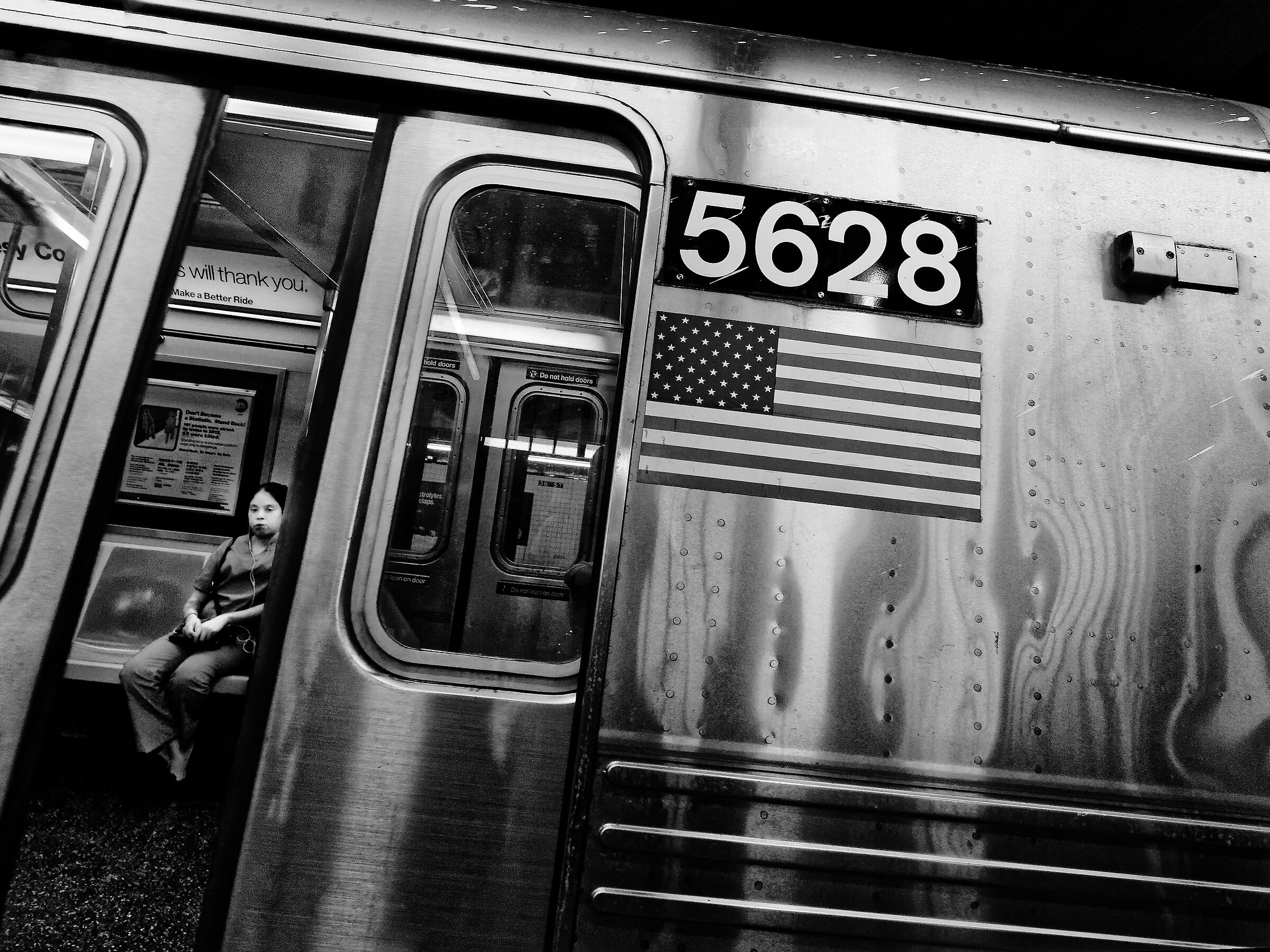 Underground Passenger in NYC