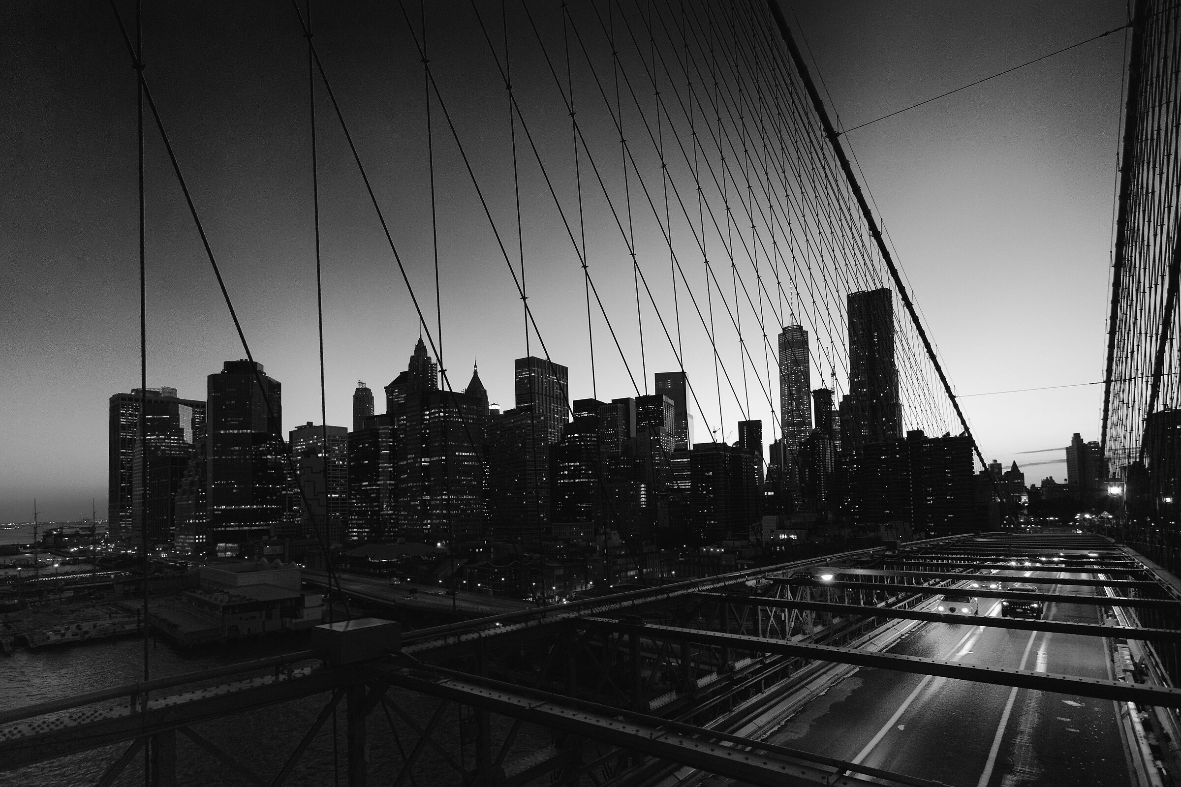 Manhattan after sunshine