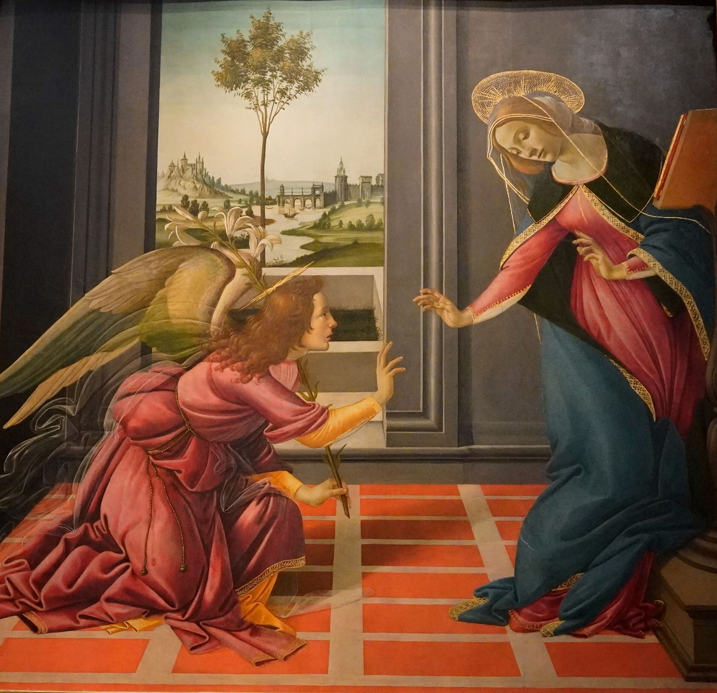 Sandro Botticelli - Annunciation (1489/1490)