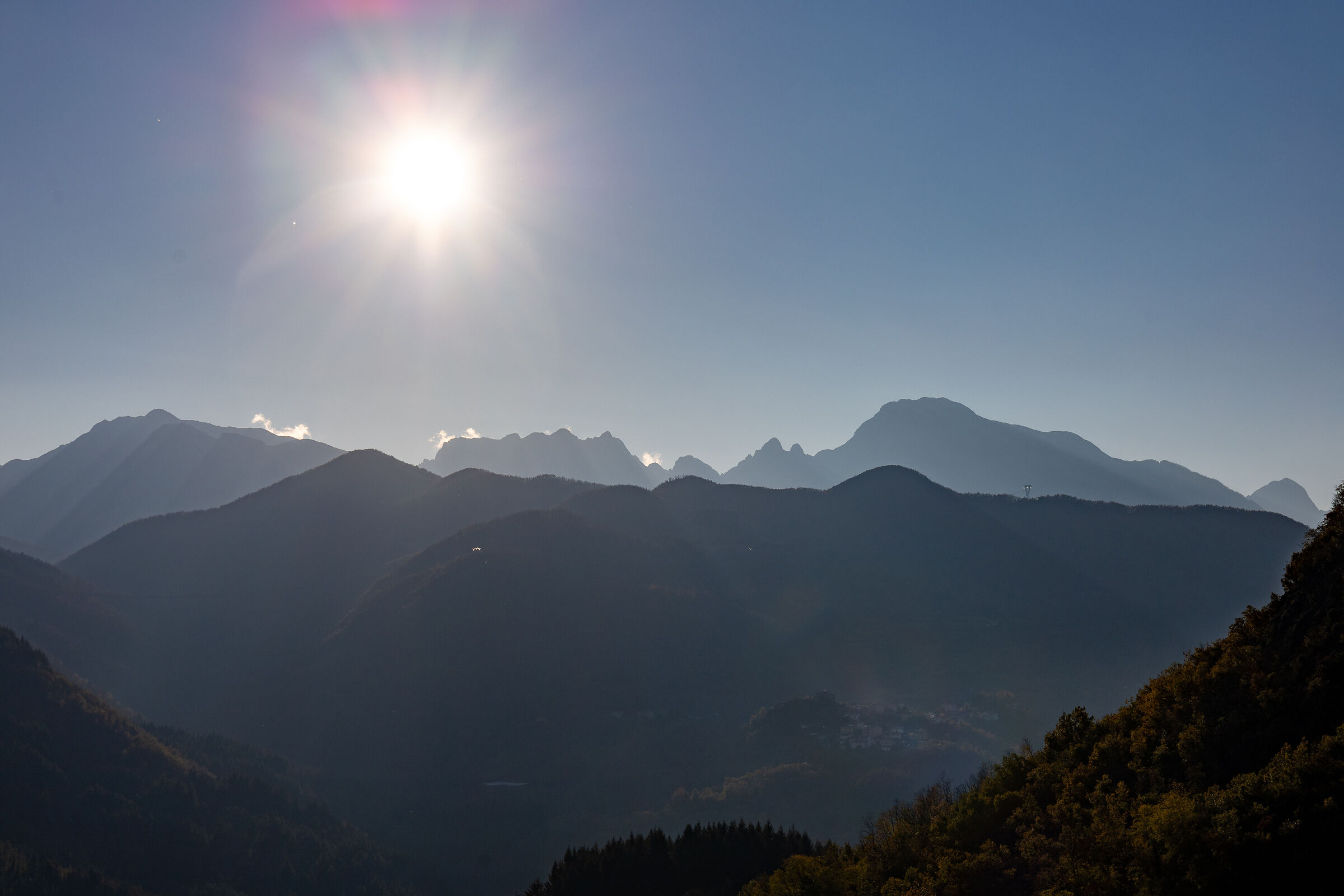 Paesaggio dalla Fortezza di Verrucole, Garfagnana
