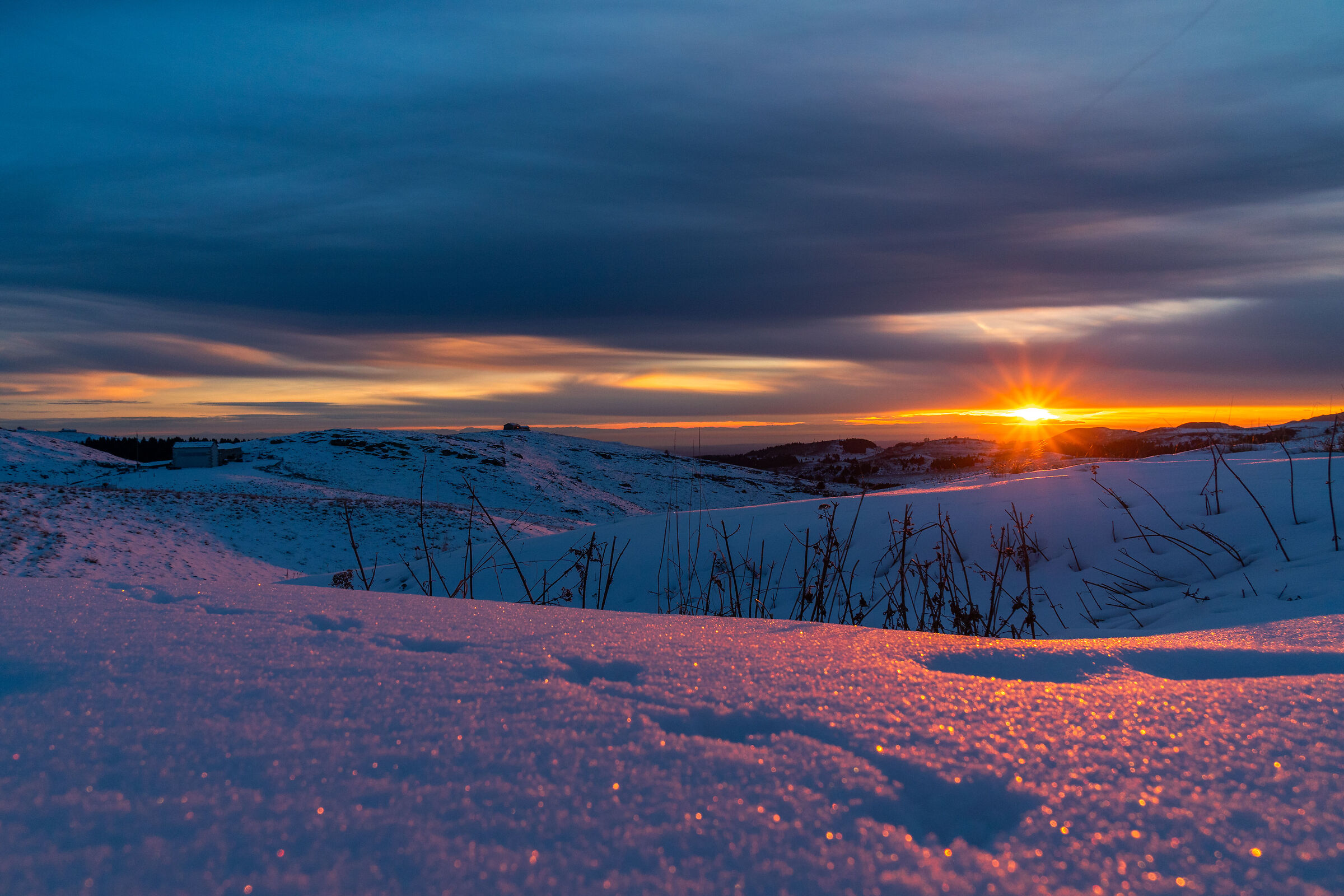 La luce del tramonto per augurarvi Buone Feste!