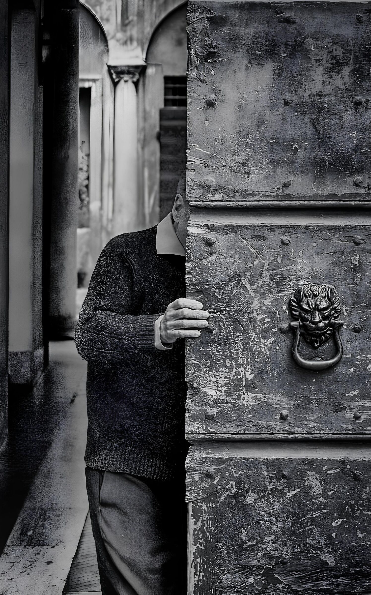 In the alleys of Trastevere.