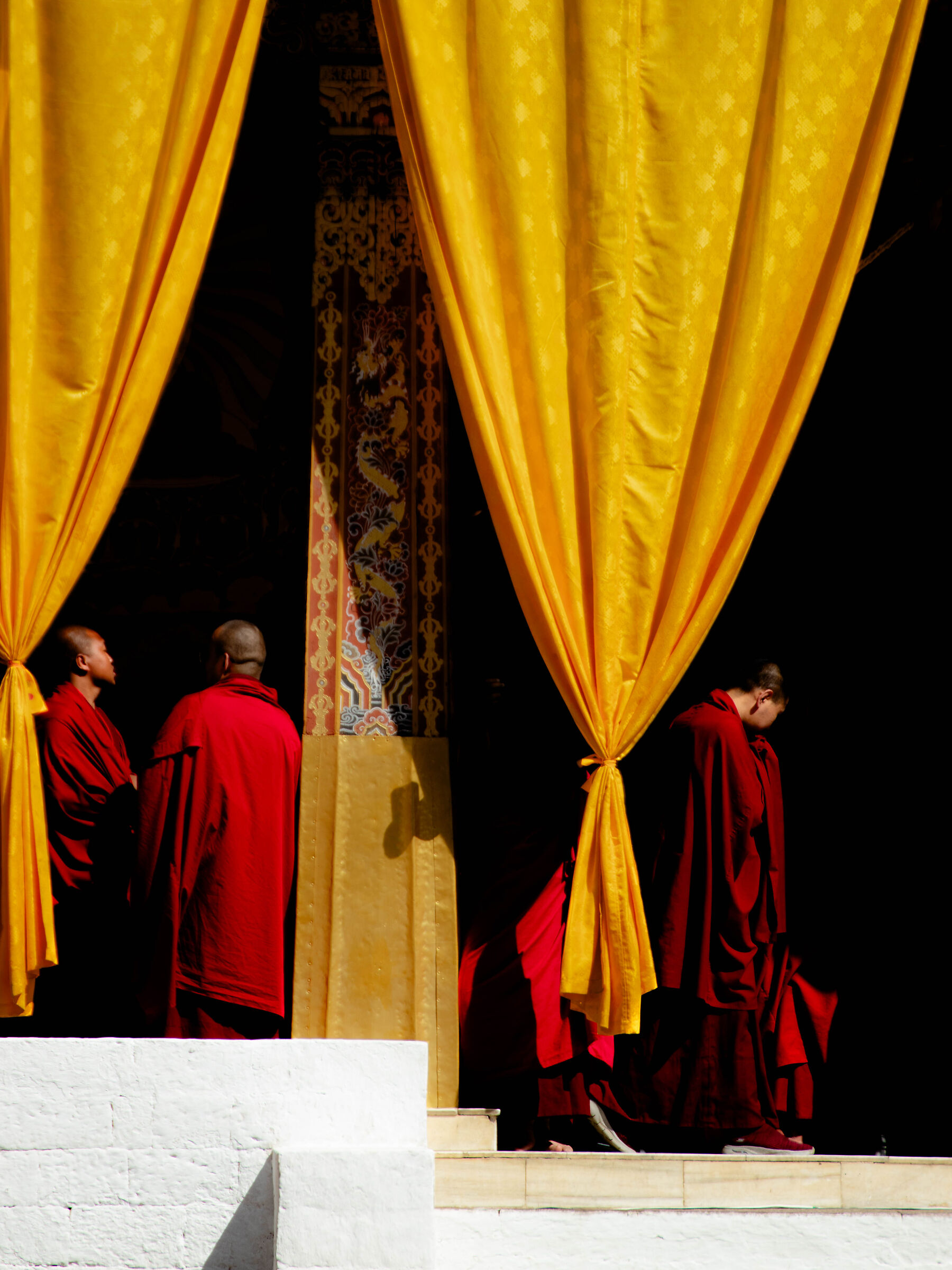 Al Timpu Tsechu - I monaci