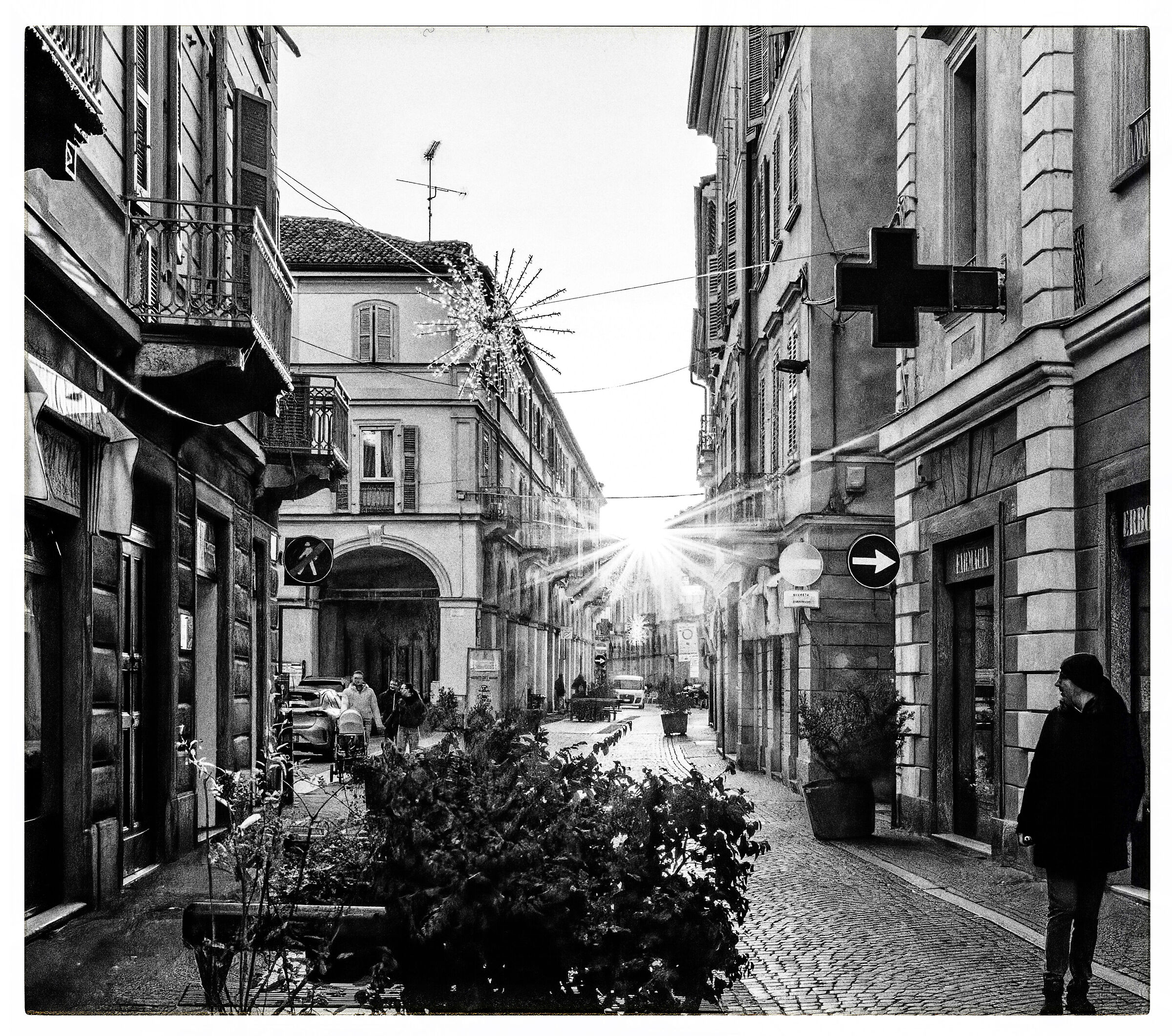 Ultimi raggi sulla strada