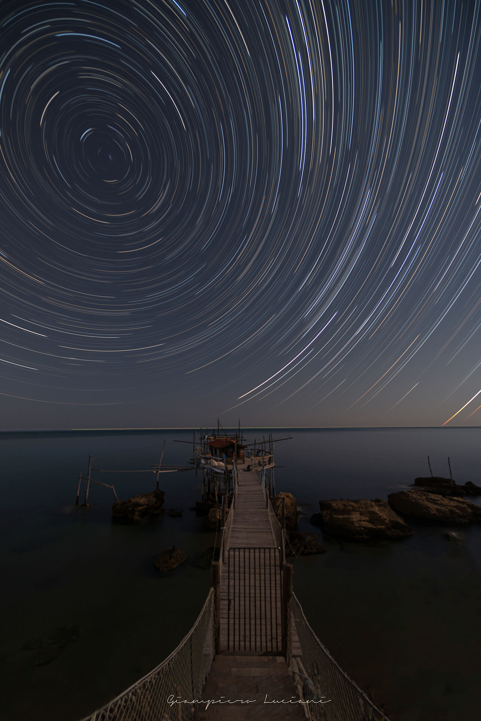 Startrail Punta Torre