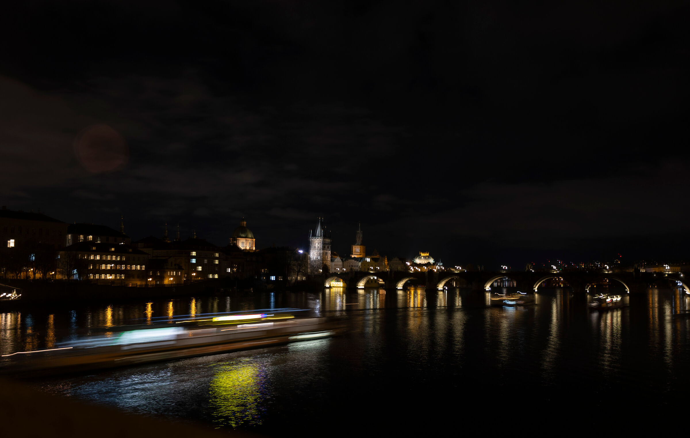 Prague by night