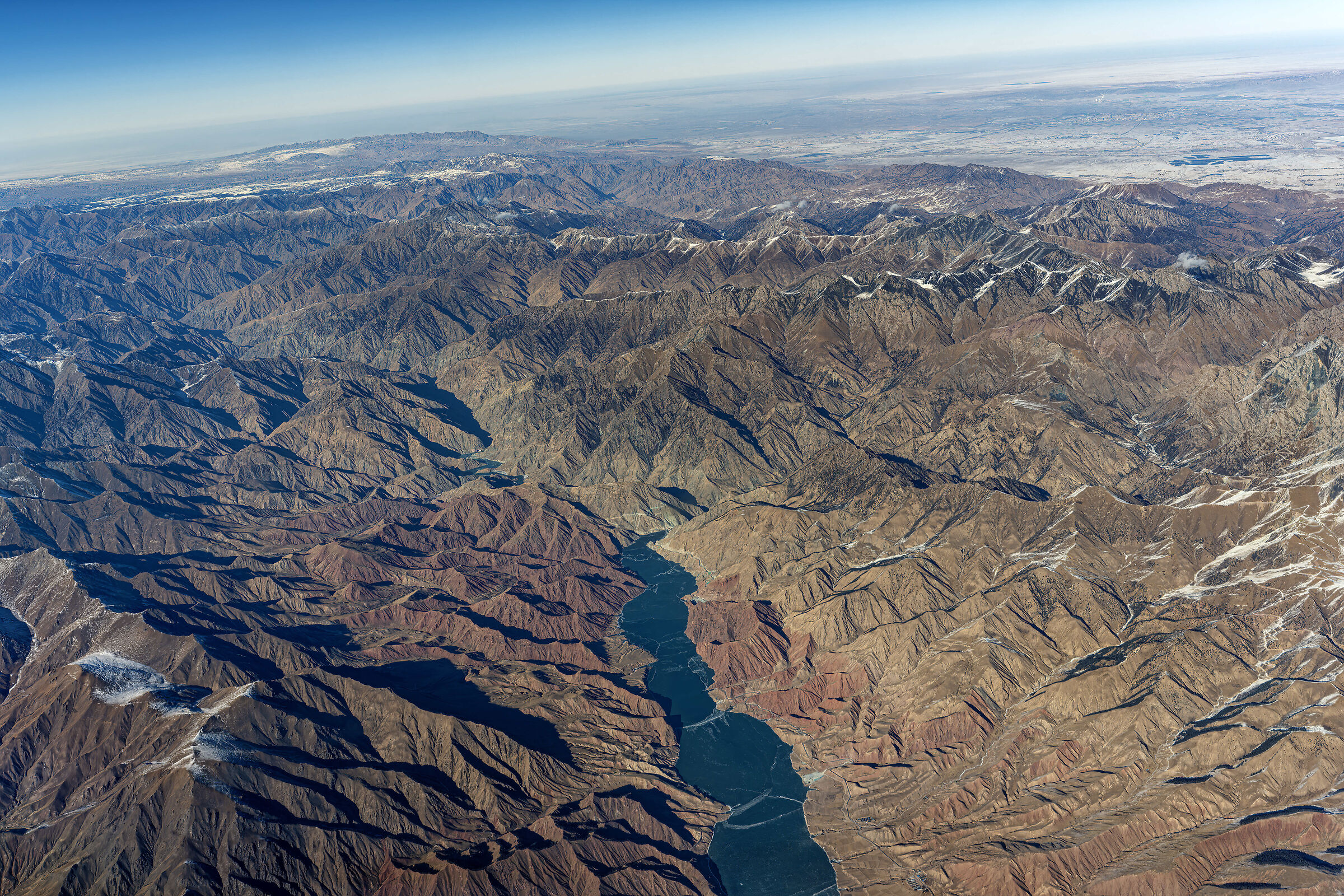 China colored mountains