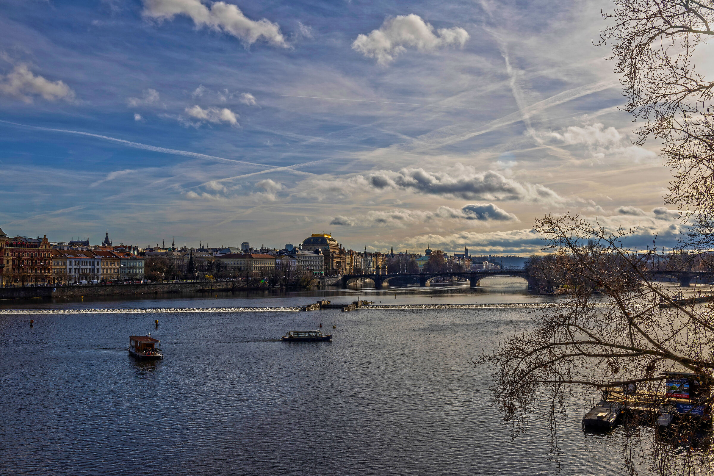 Prague View of the Vltava River