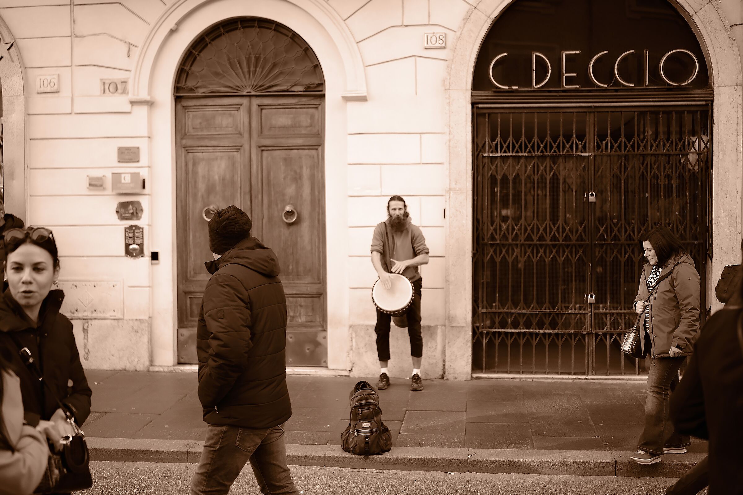 Rome - Street Percussionist