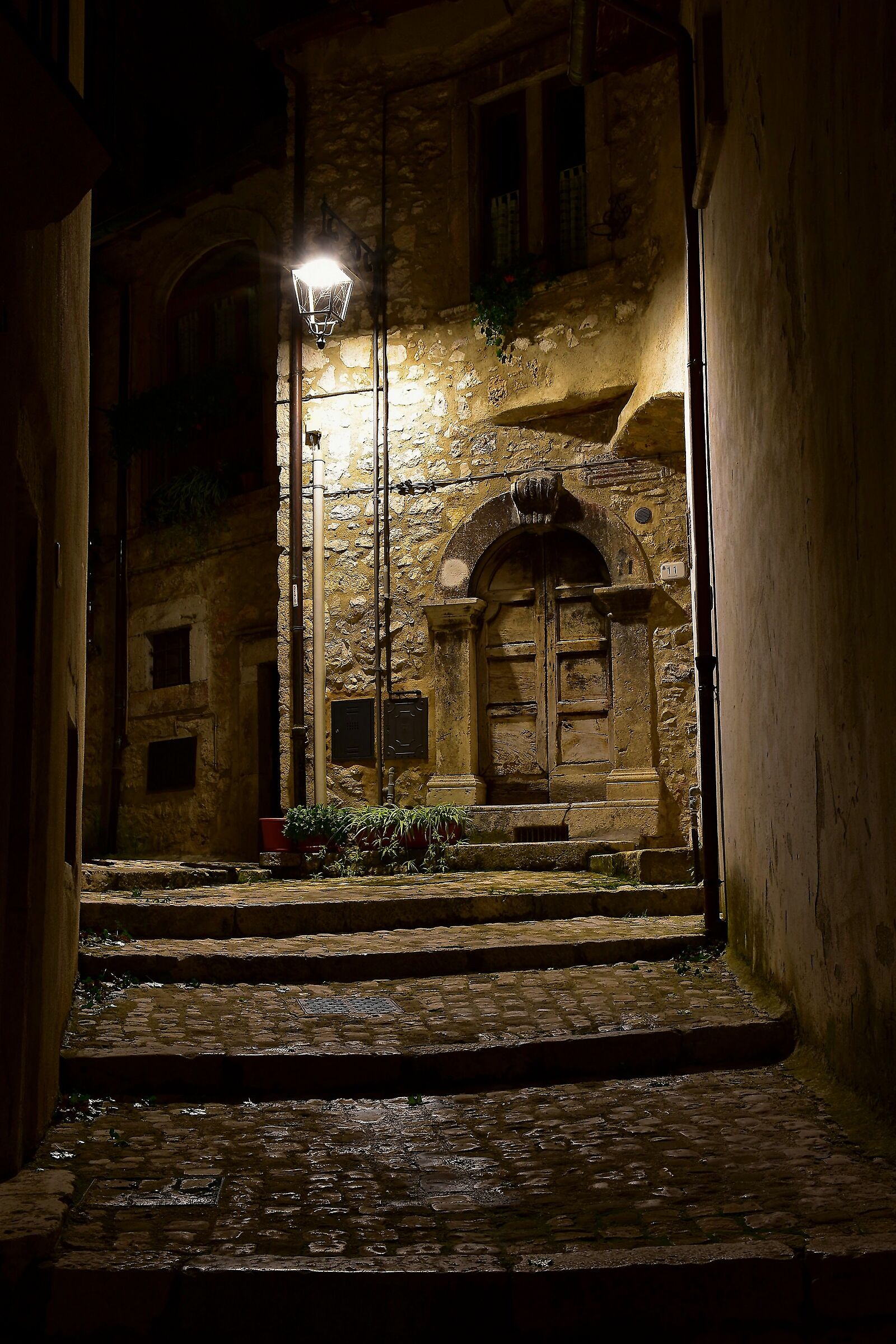 Barrea, scorcio notturno