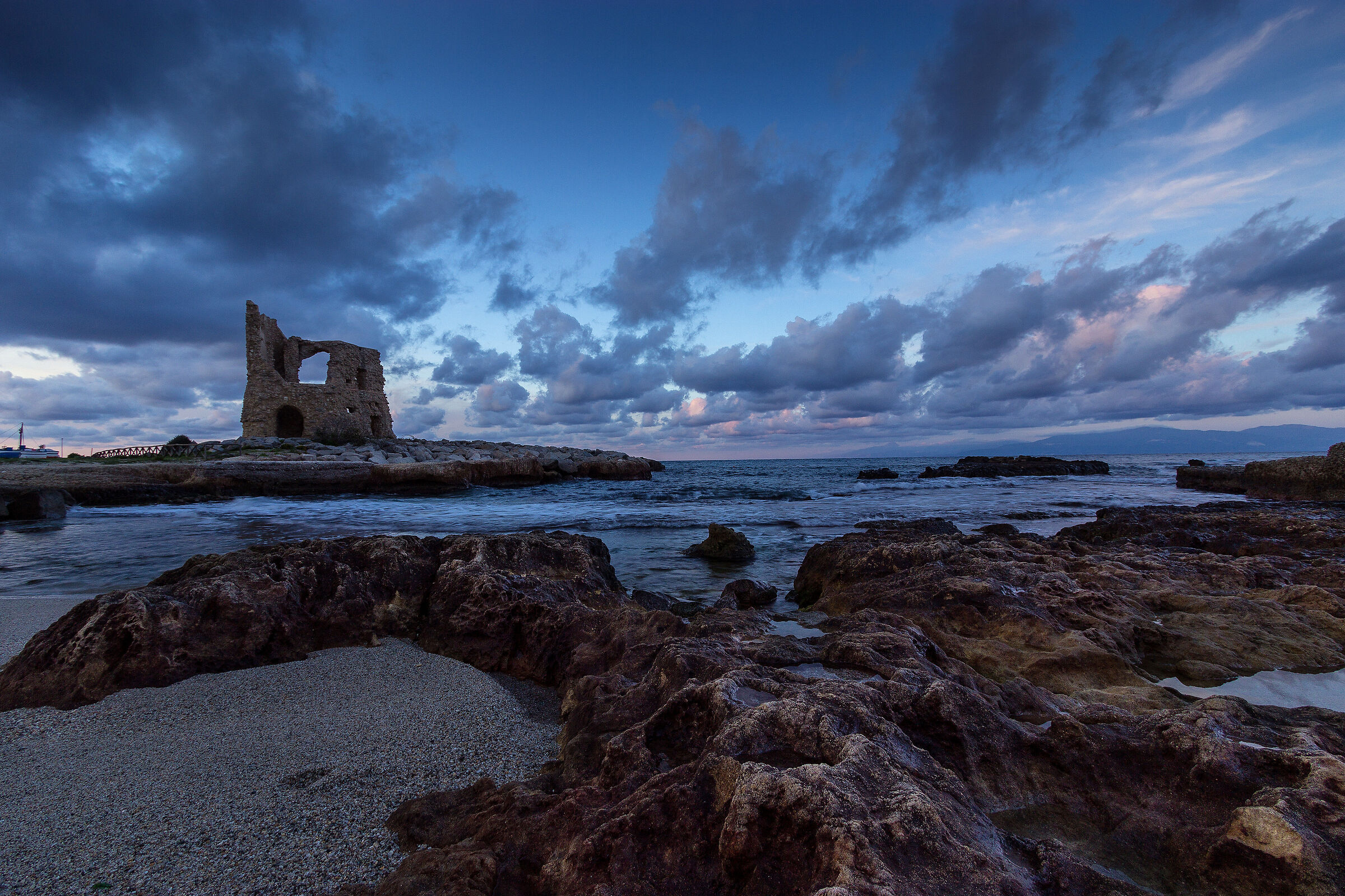 La Rocchetta al crepuscolo