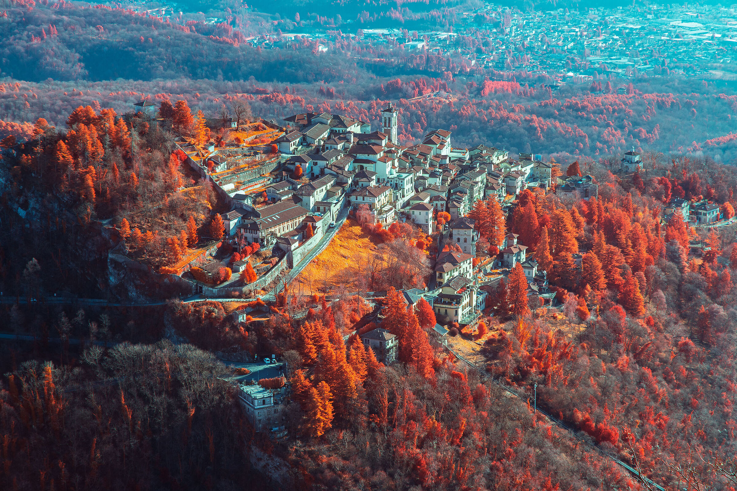 Santa Maria del Monte all'Infrarosso