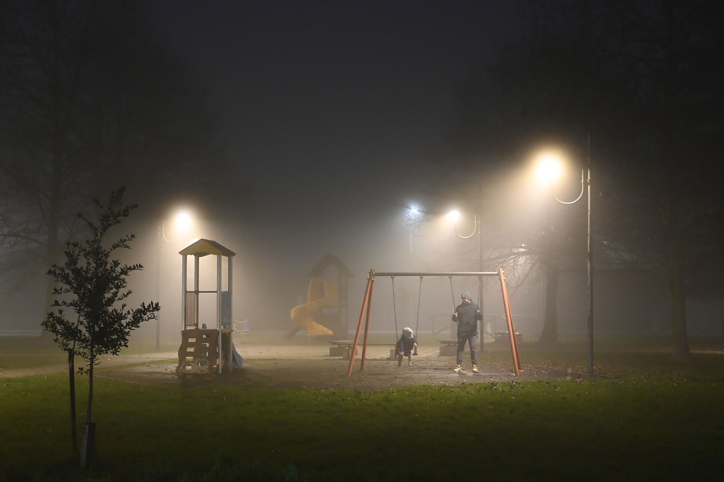 Anche con la nebbia...