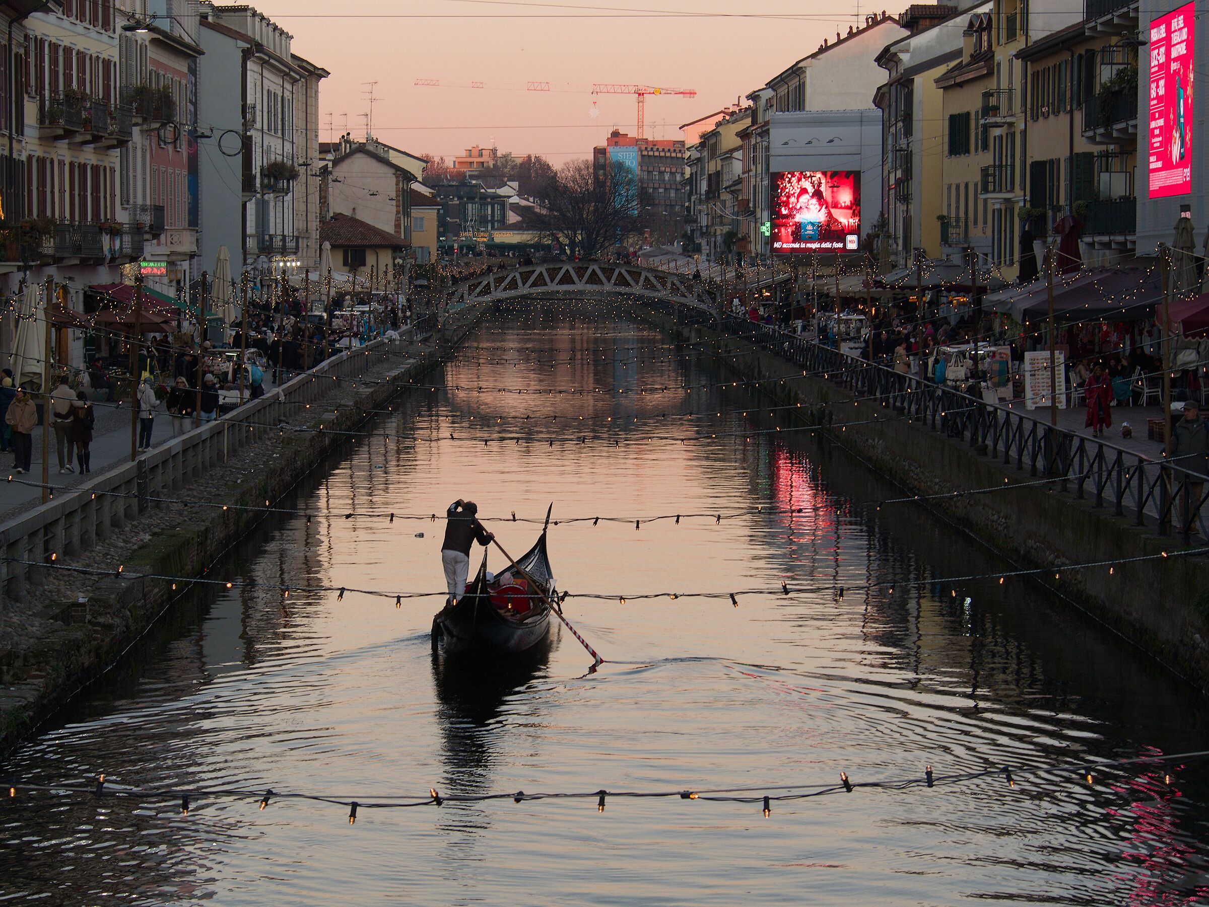 The gondolier of Milan