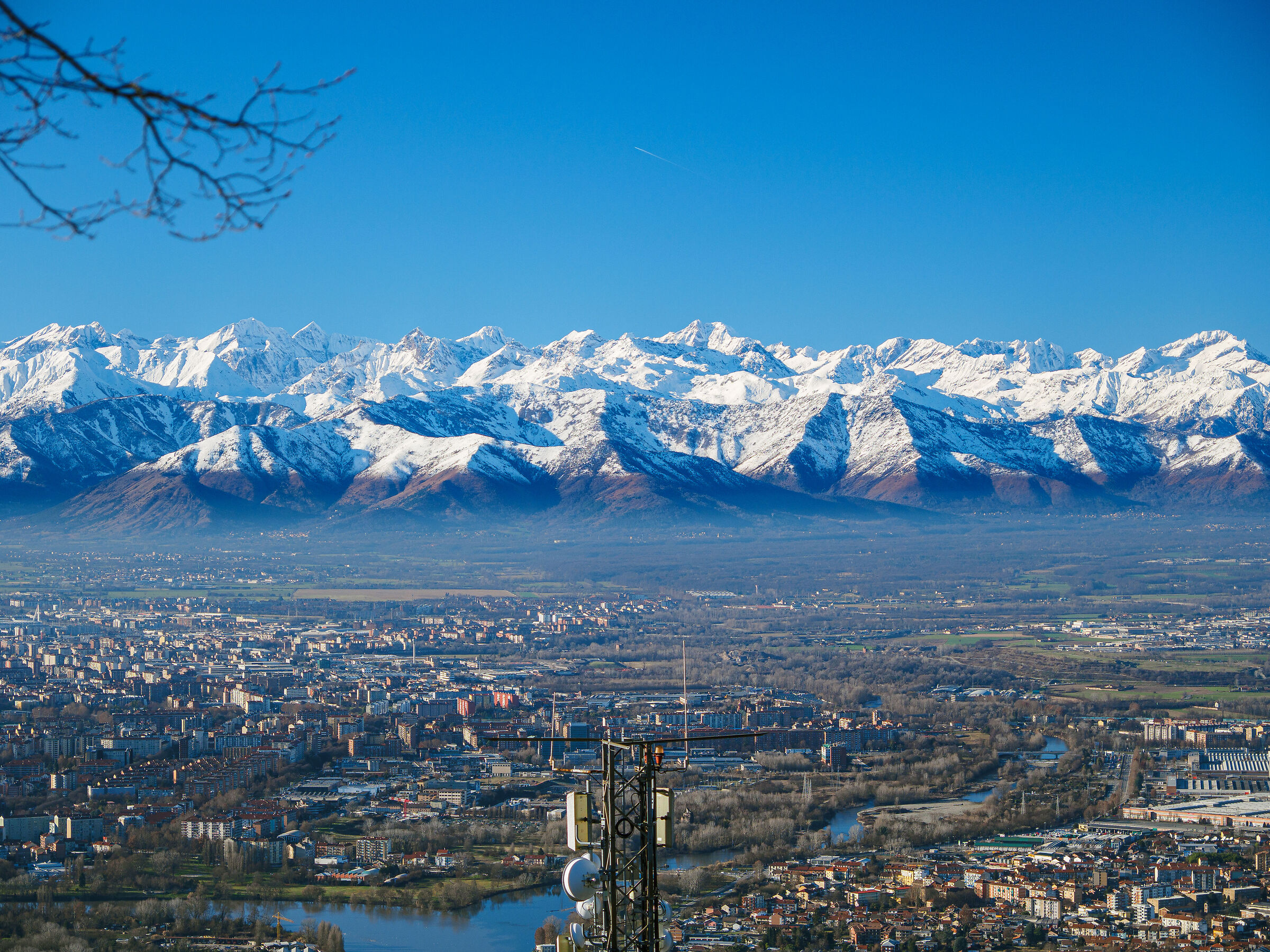 Alpi, viste dalla basilica di Superga