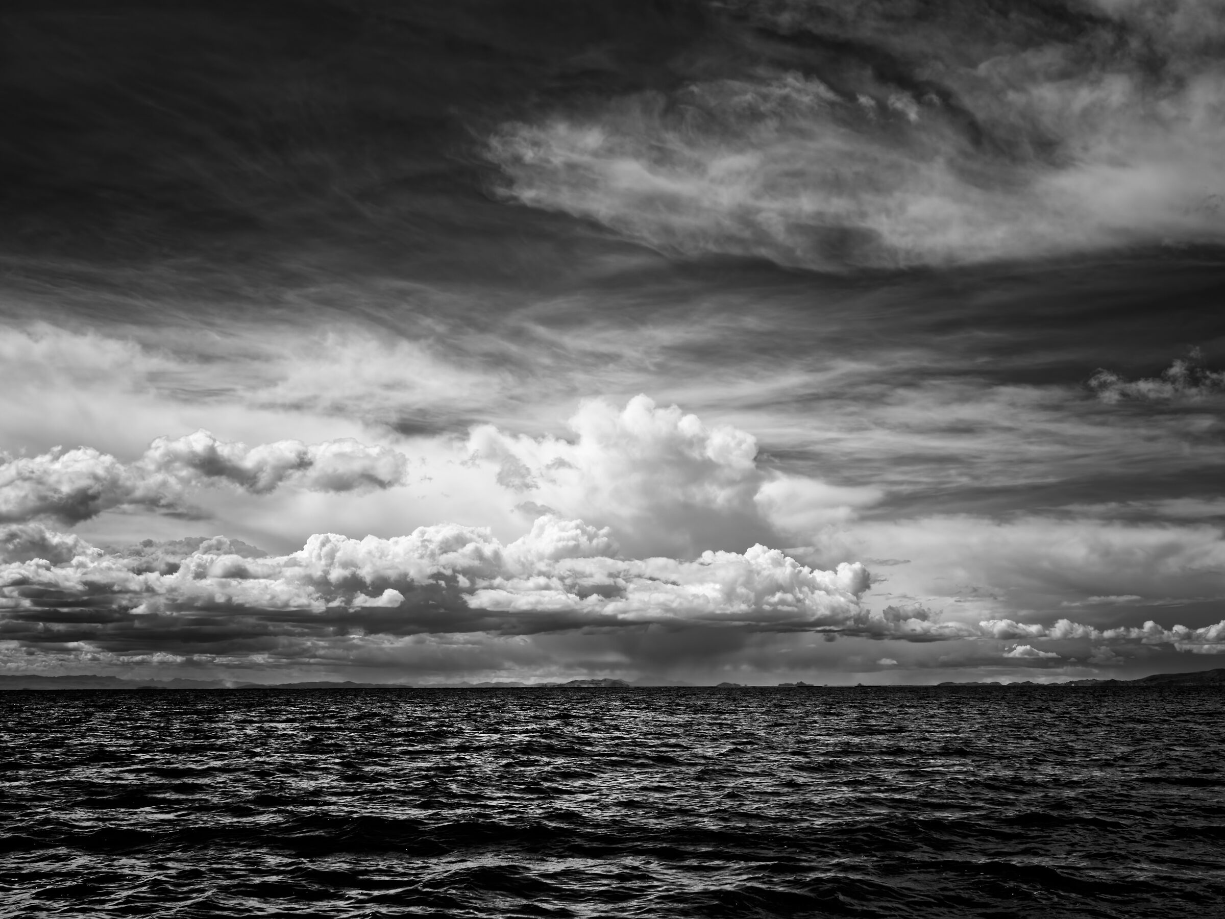 Thunderstorm on Lake Titicaca Peru