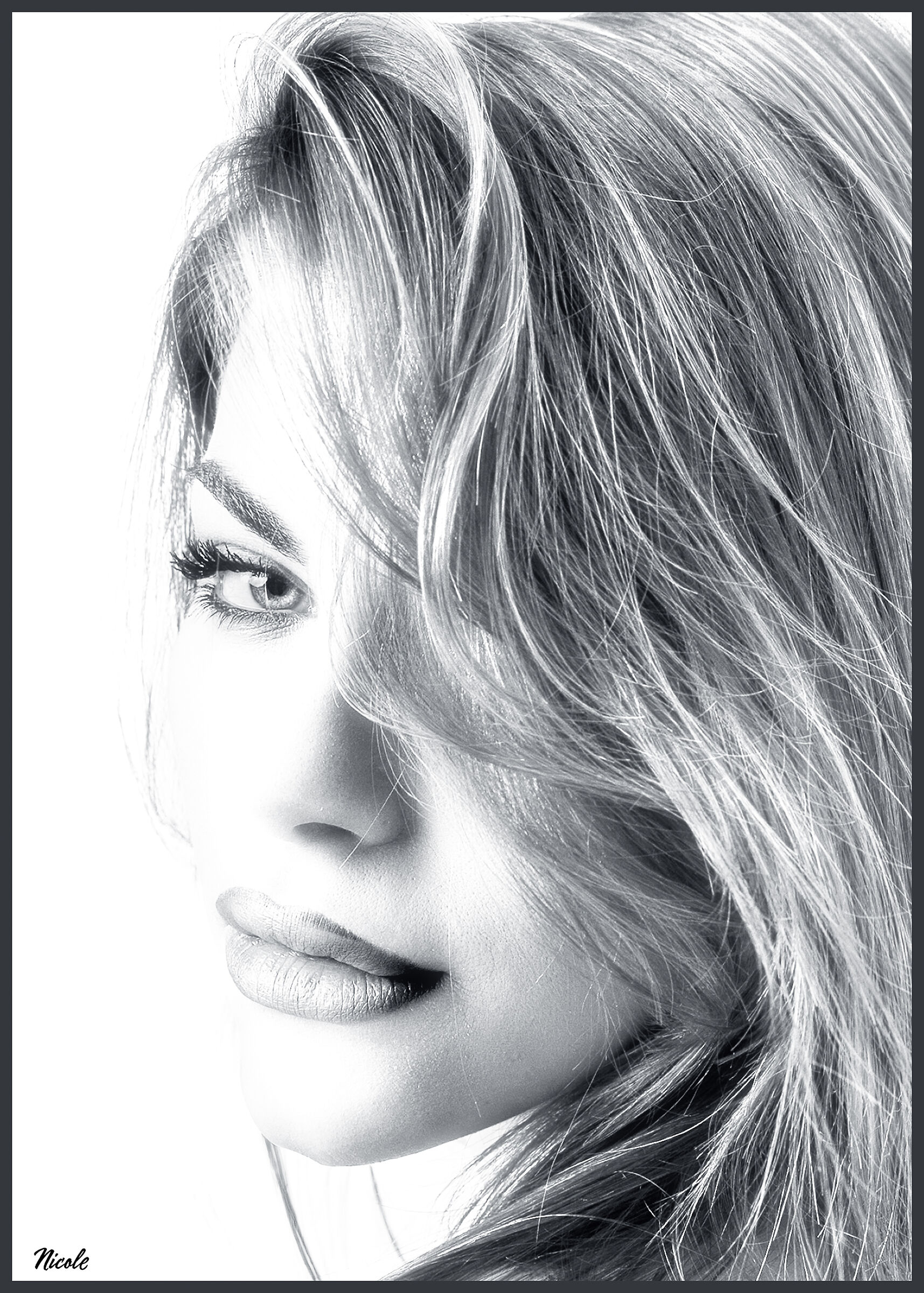 Portrait of Nicole in High Key