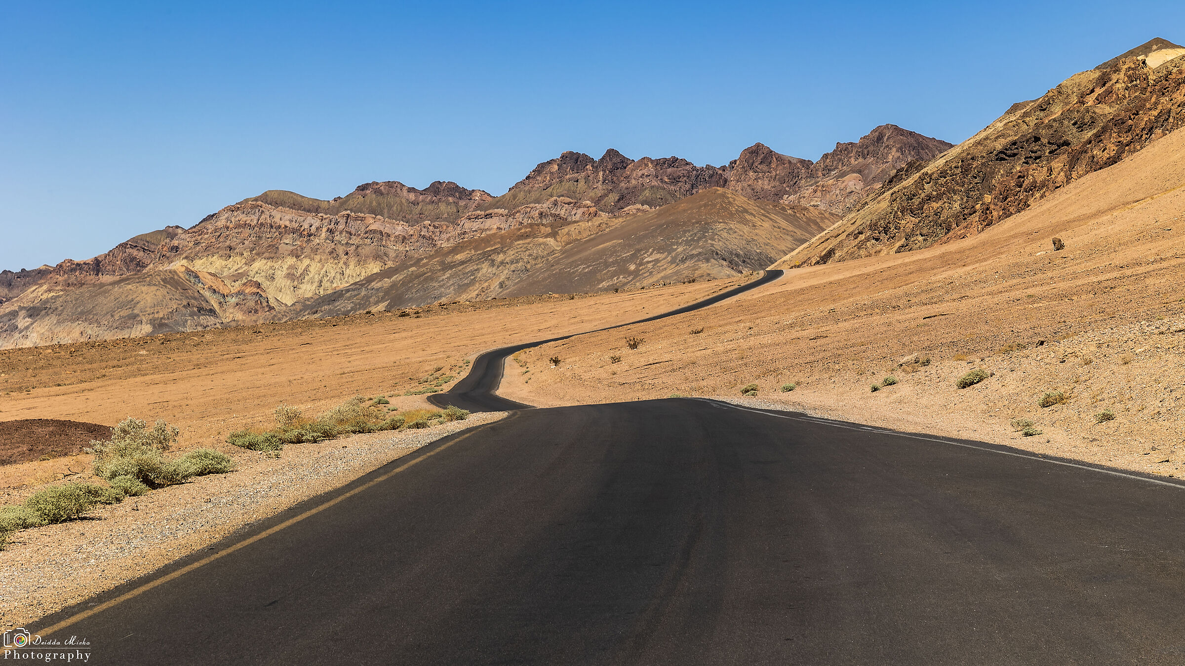 Death Valley on the road