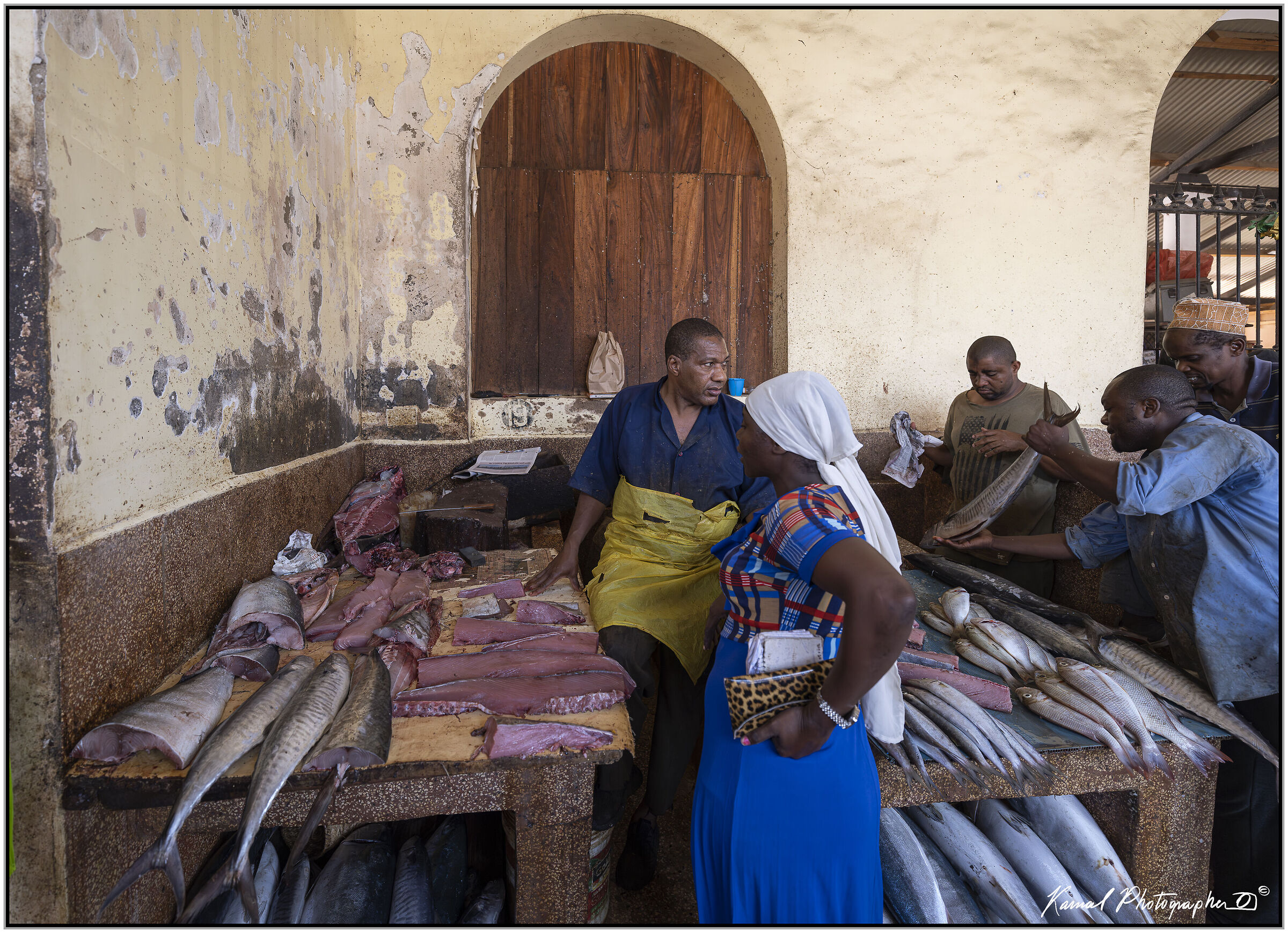 Stone town fish market