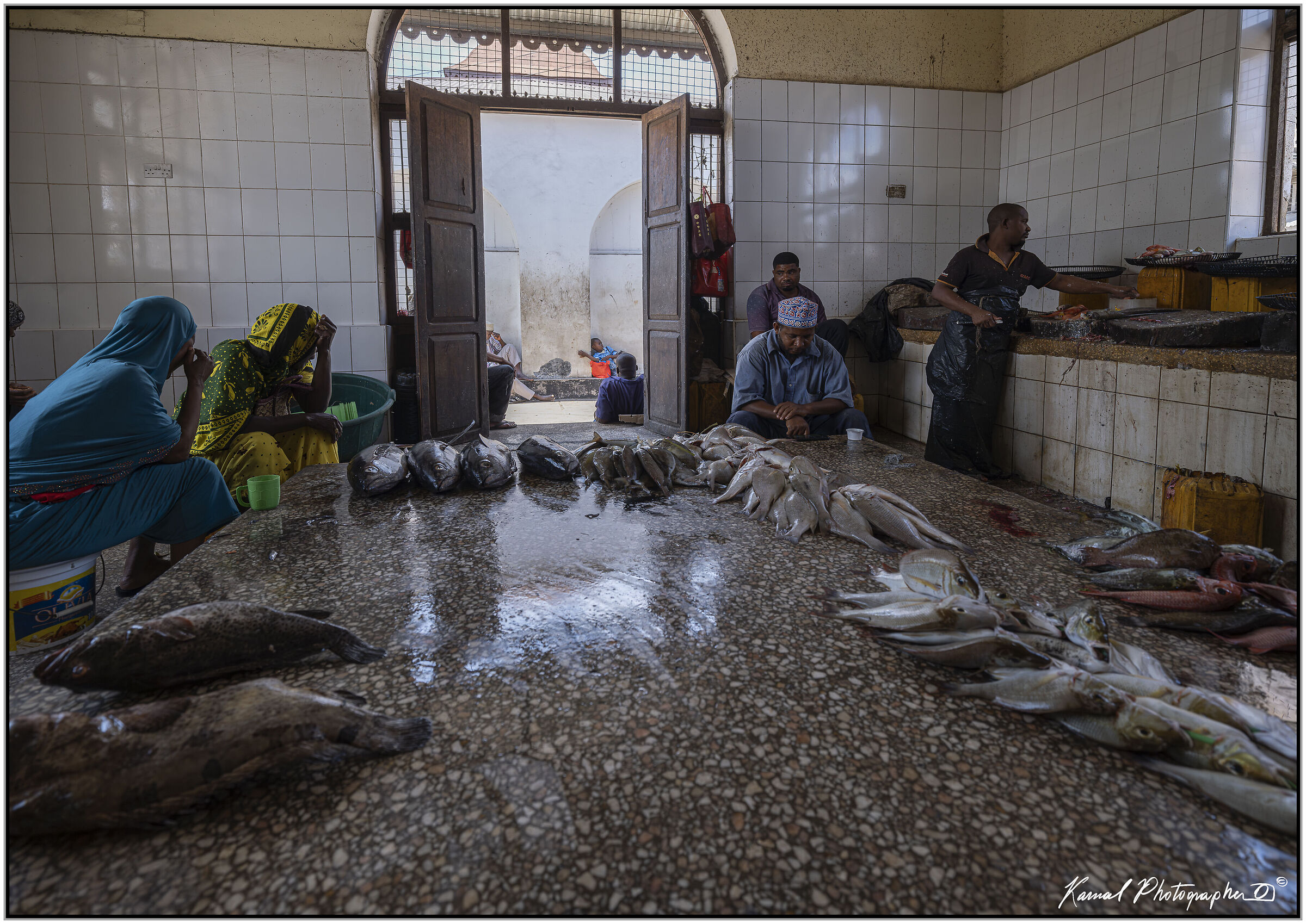 Stone town fish market