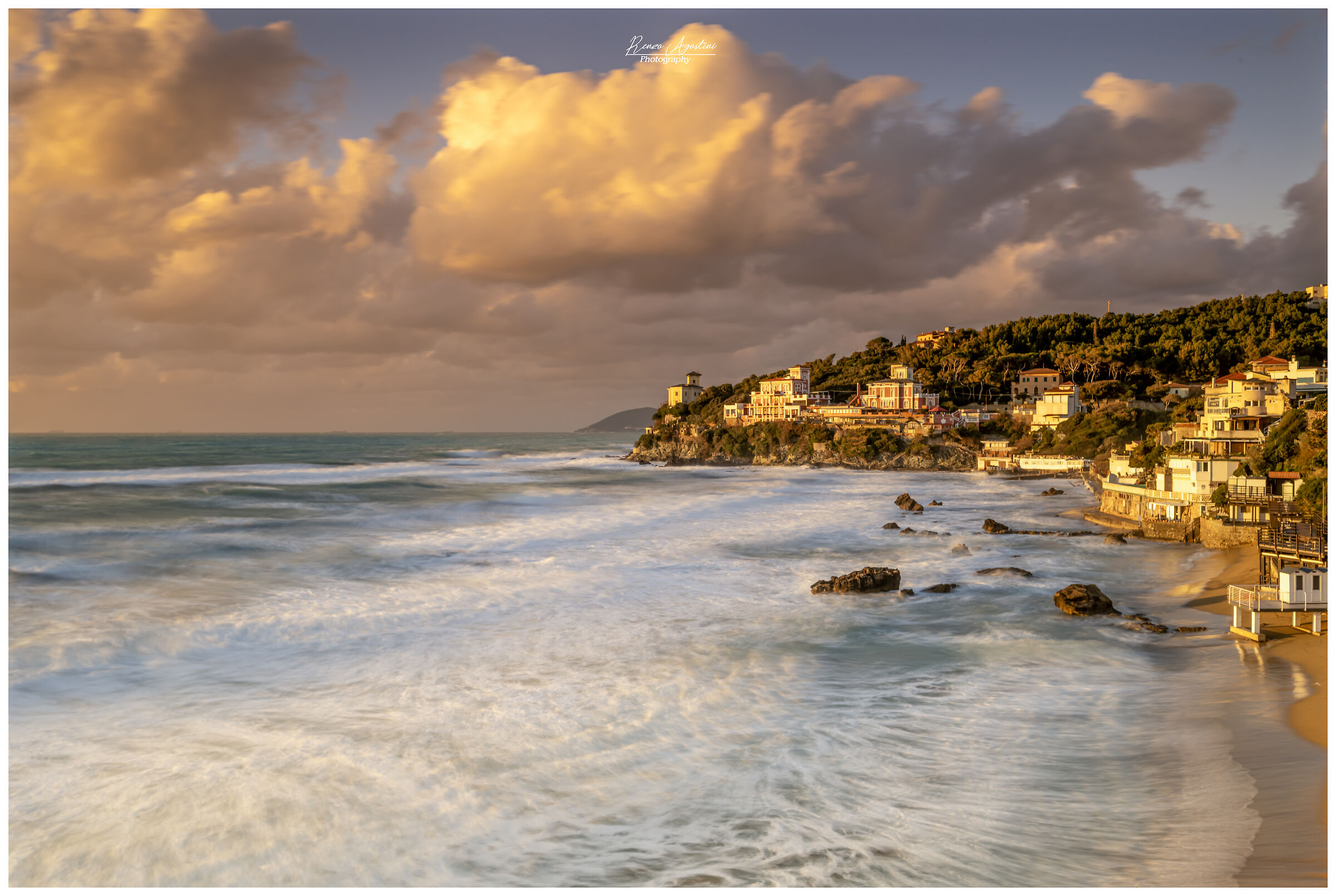 Sunset at the Bay of Quercetano-Castiglioncello- Li-