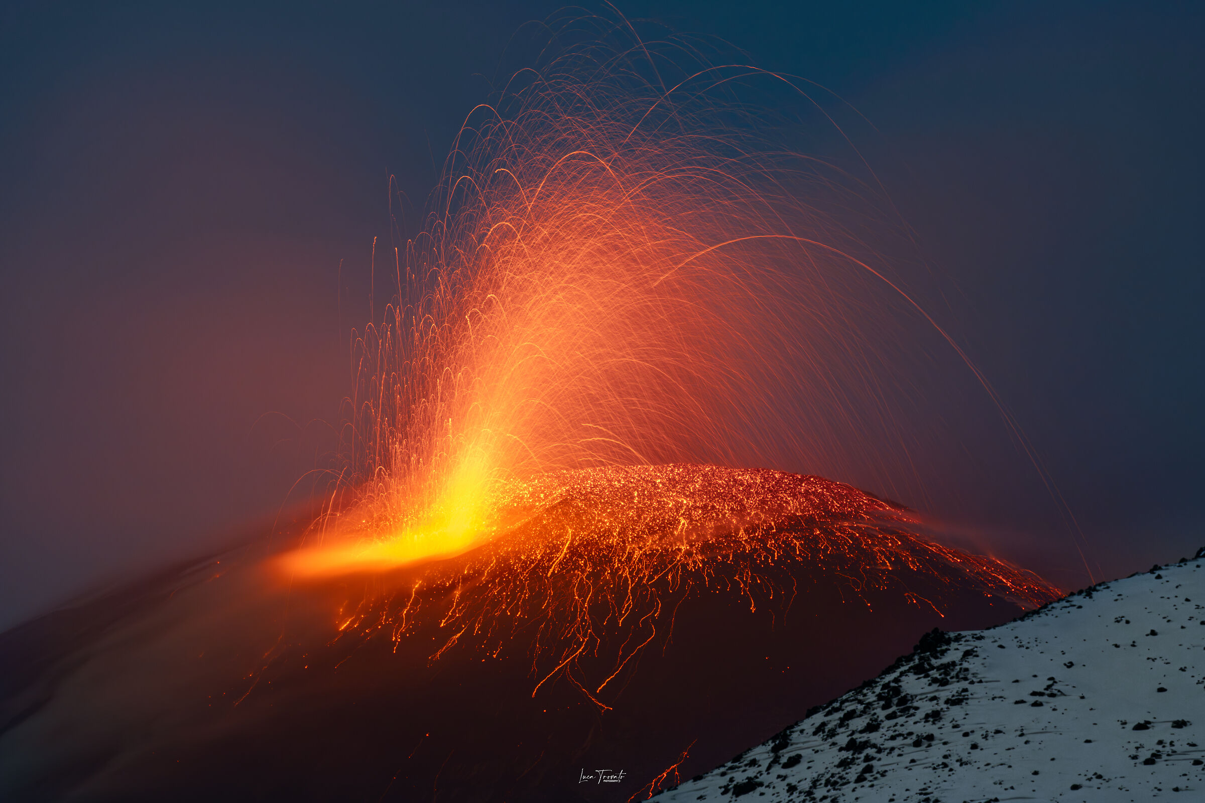 Etna. Cratere Voragine. 29 Dicembre 2025